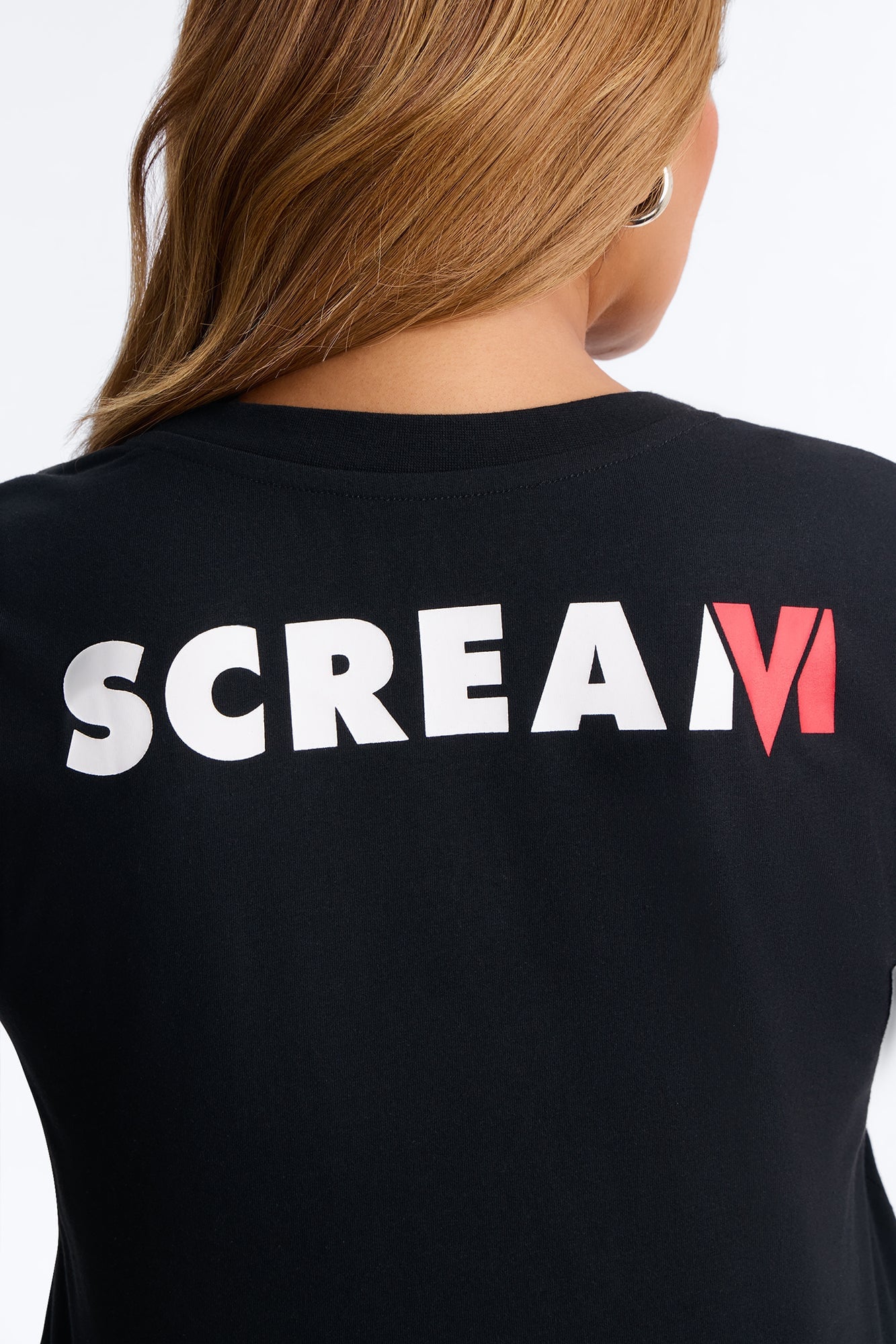 Scream Ghostface Baby Tee - Black image 3