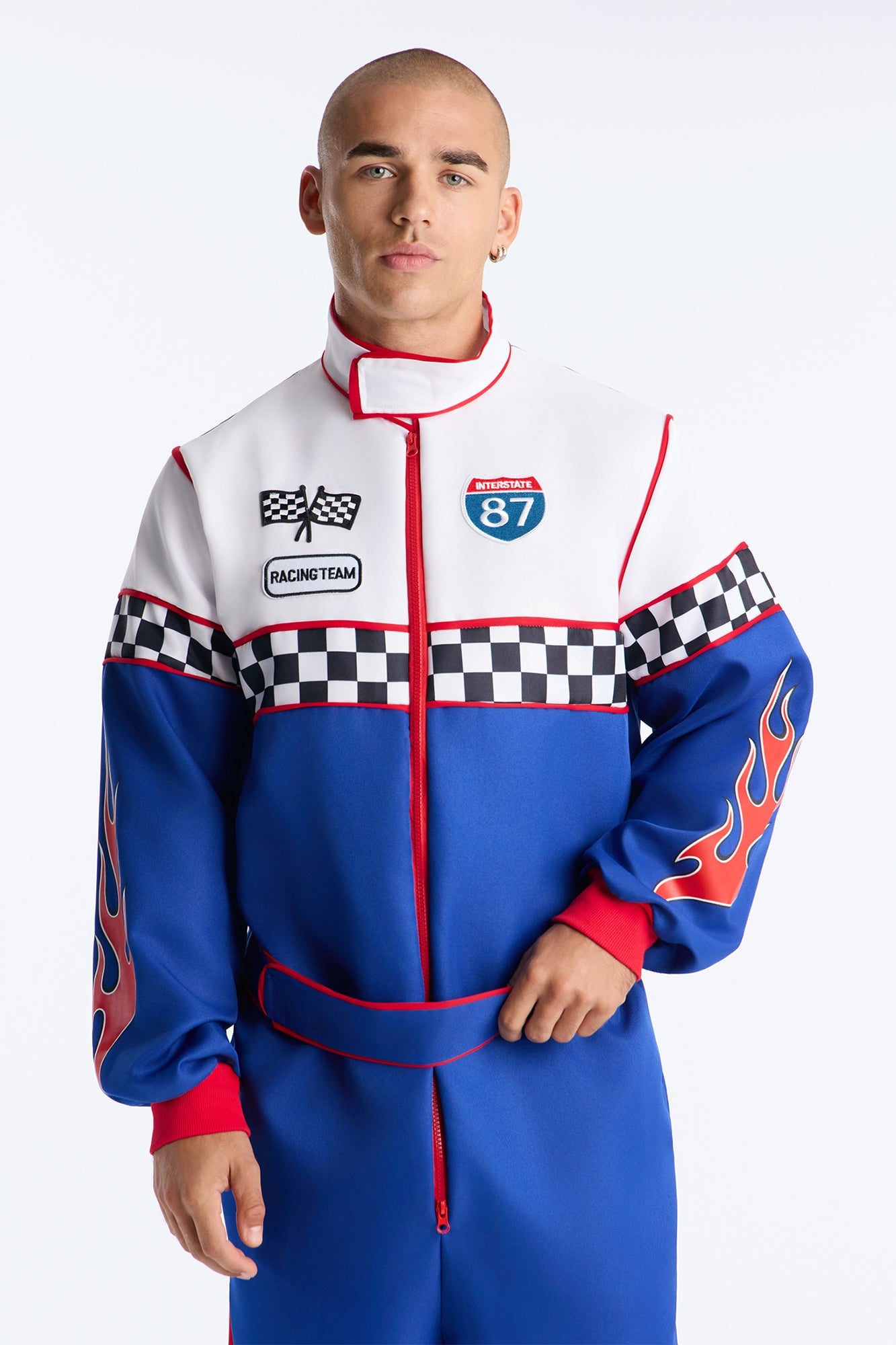 Speedway Racer Costume - Blue/combo image 6