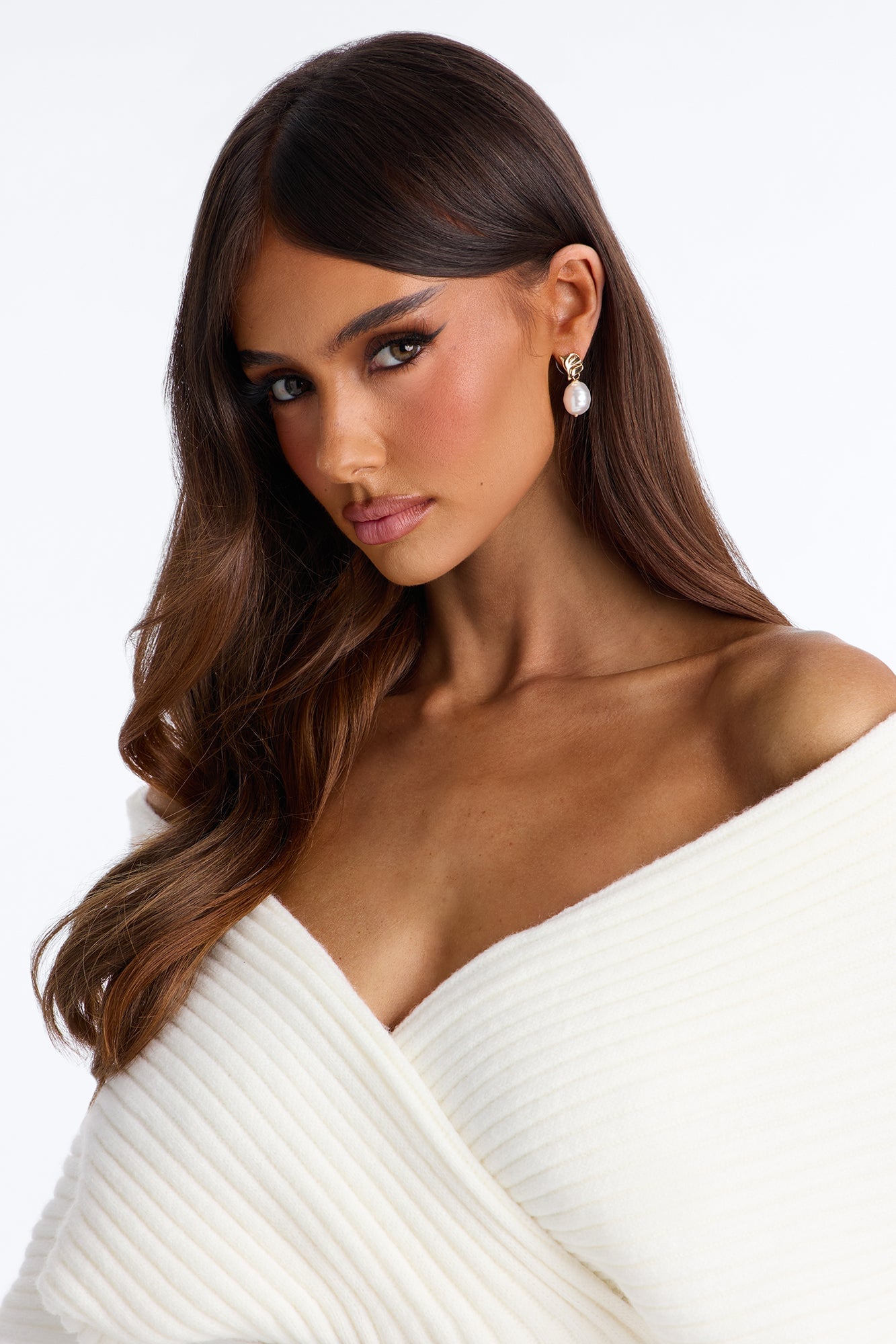 Sunny Pearl Drop Earrings - Gold image 1