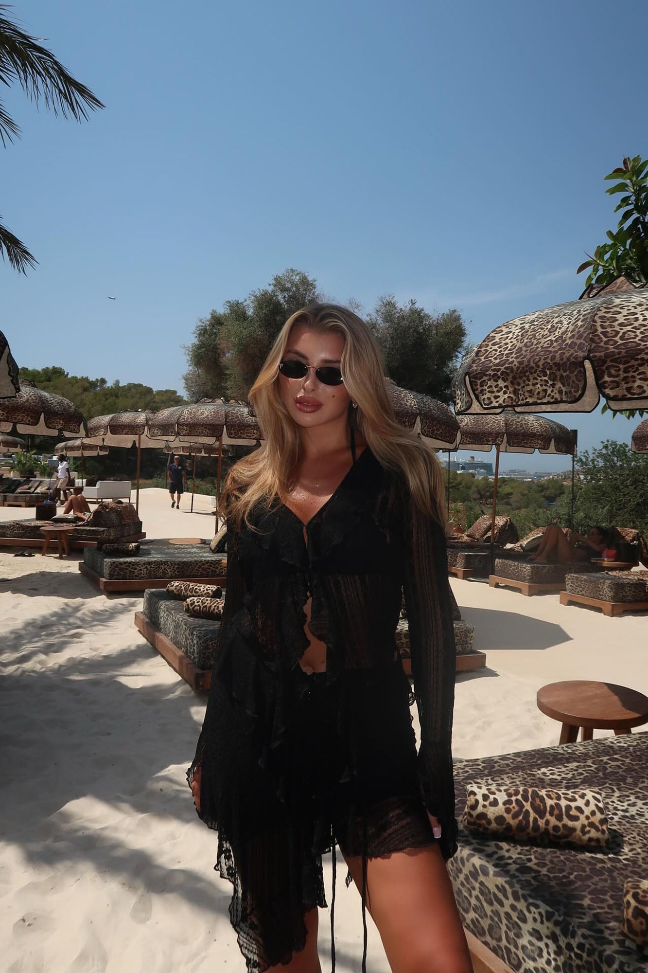 Love Addiction Lace Skirt Set - Black image 7