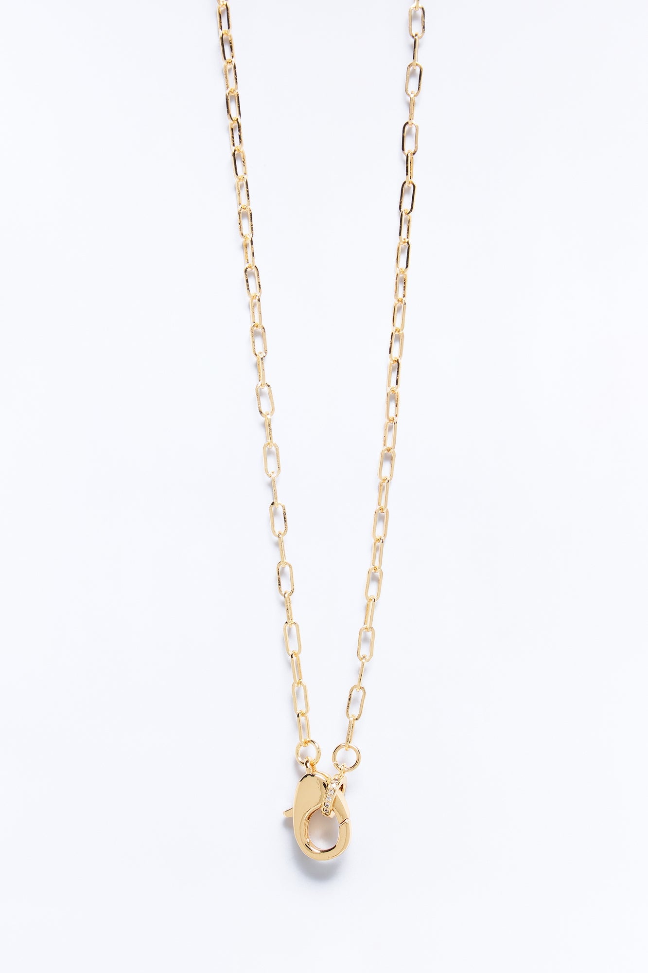 Gotta Lock In Necklace - Gold image 3