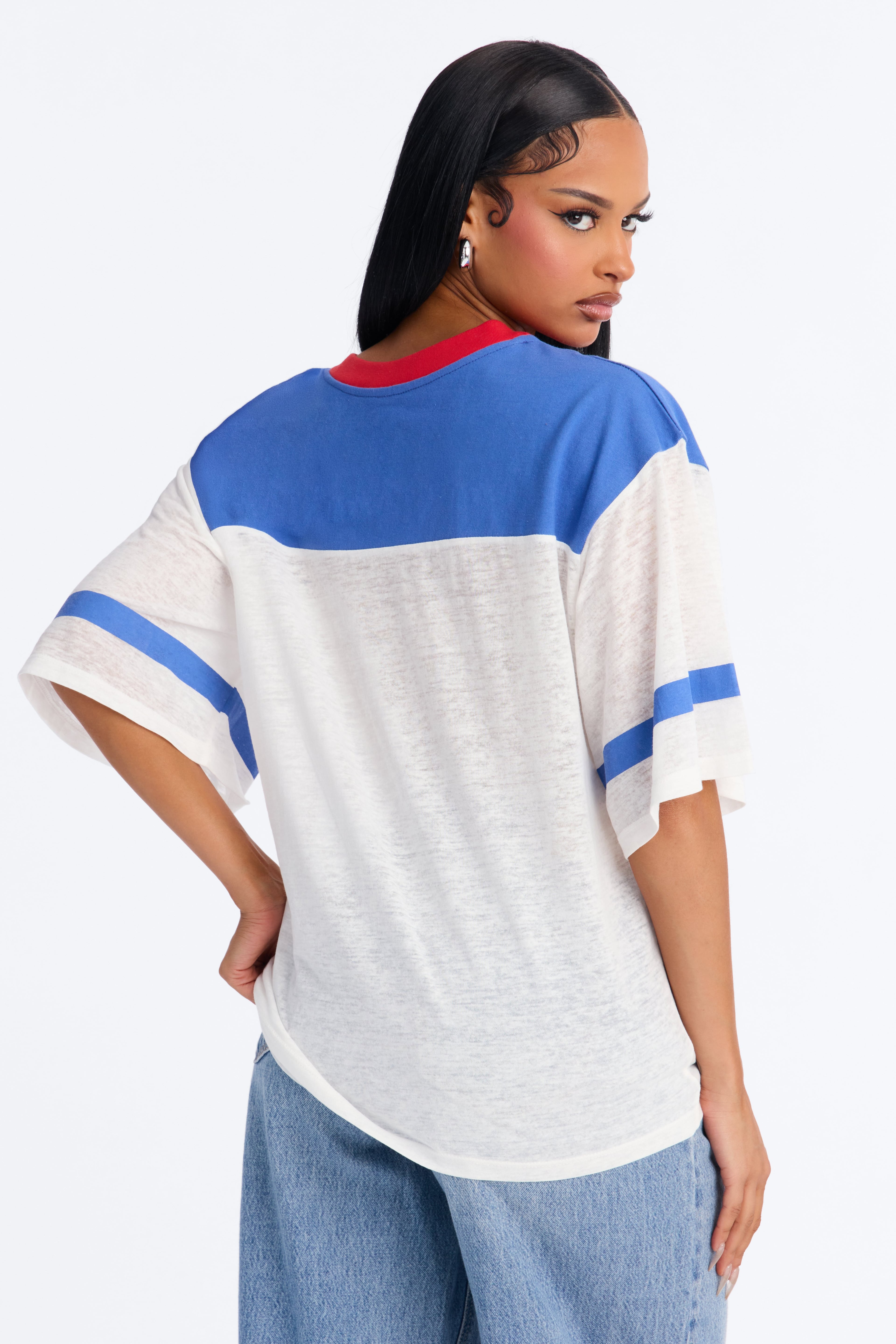 ACDC Burnout V-Neck Jersey - White image 7
