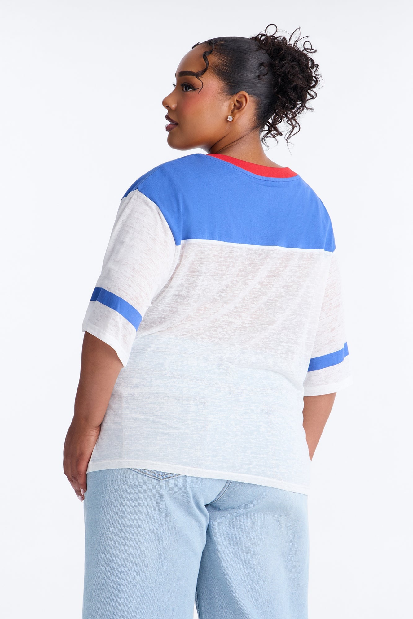 ACDC Burnout V-Neck Jersey - White image 4