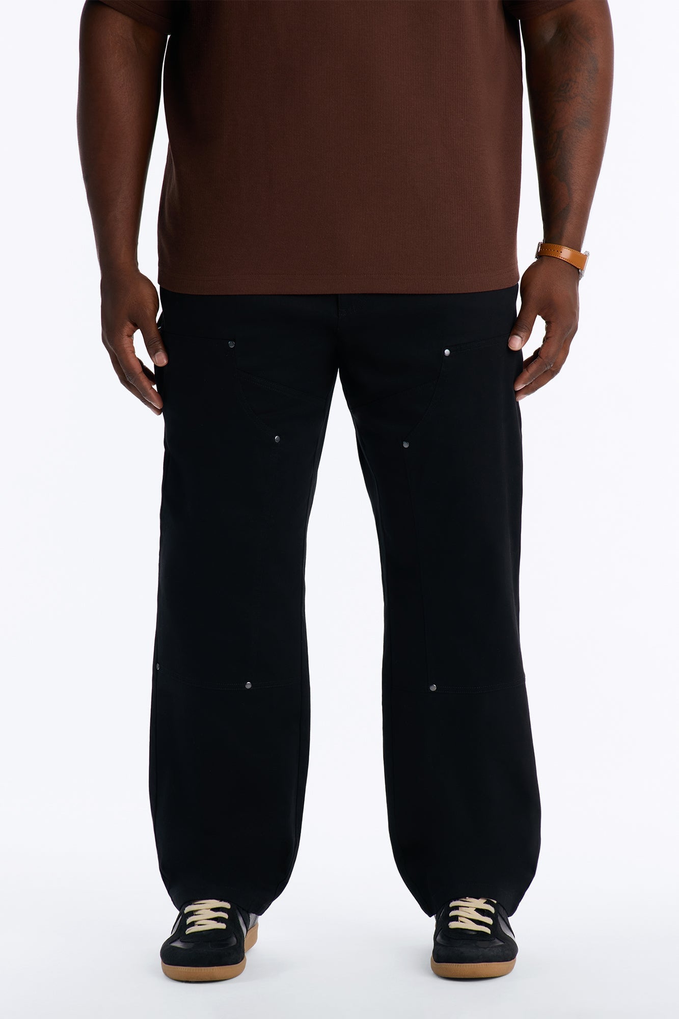 Summer League Straight Carpenter Pants - Black image 1
