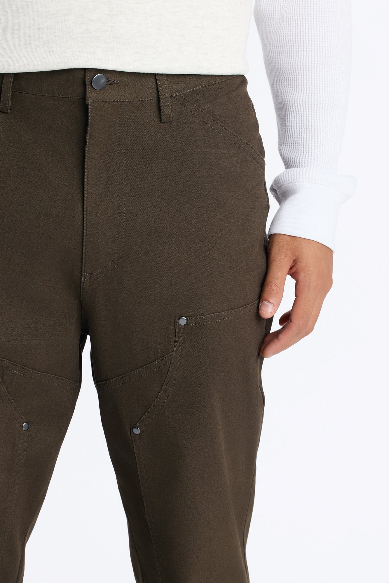Summer League Straight Carpenter Pants - Olive image 7