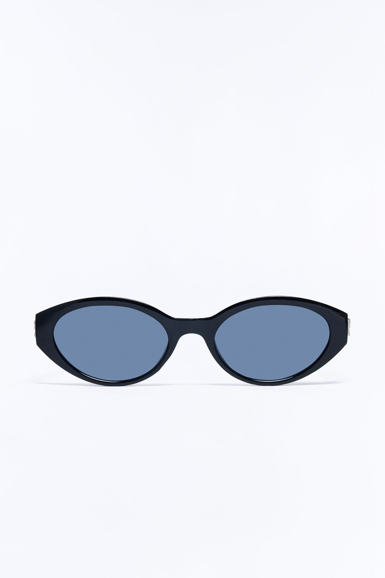 Sightseeing Angels Circular Frame Sunglasses - Black/Black image 3
