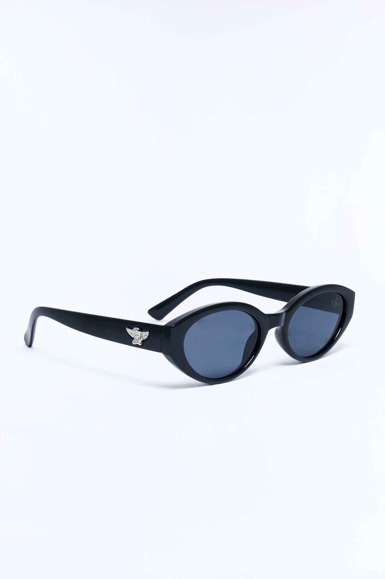 Sightseeing Angels Circular Frame Sunglasses - Black/Black image 4