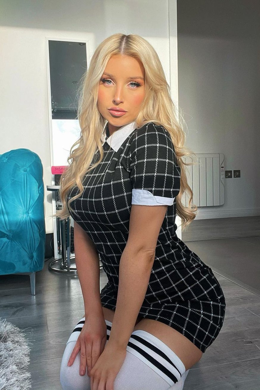 Any Day Of The Week Collared Dress - Black image 6