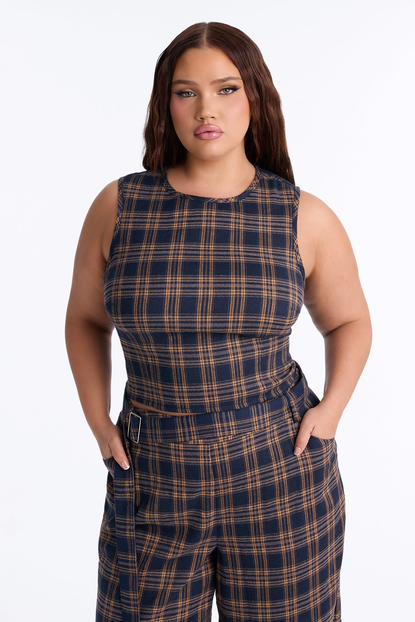 Little Miss Perfect Pant Set - Navy/combo image 2