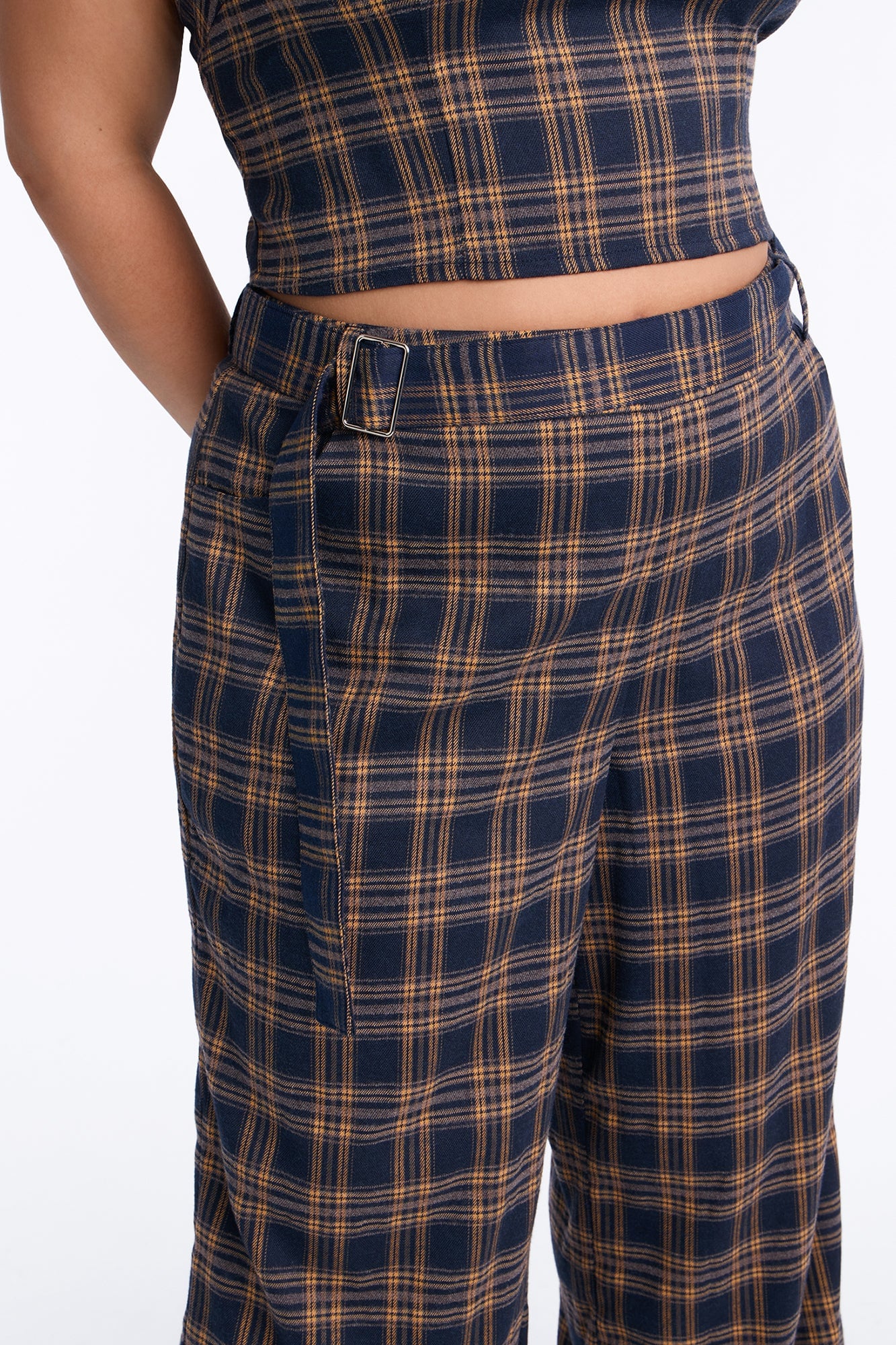 Little Miss Perfect Pant Set - Navy/combo image 3