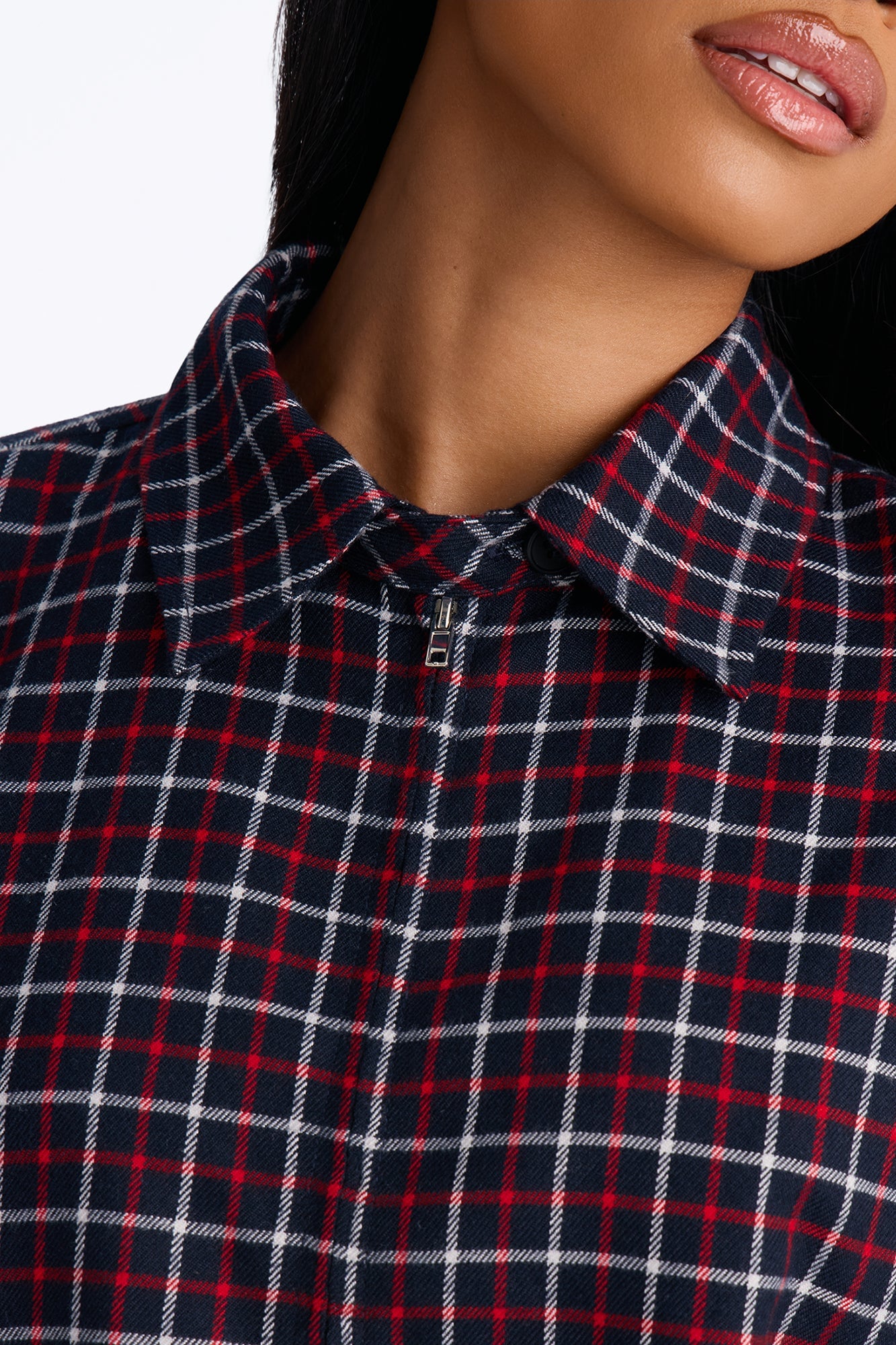 Me And You Plaid Short Set - Navy/combo image 4