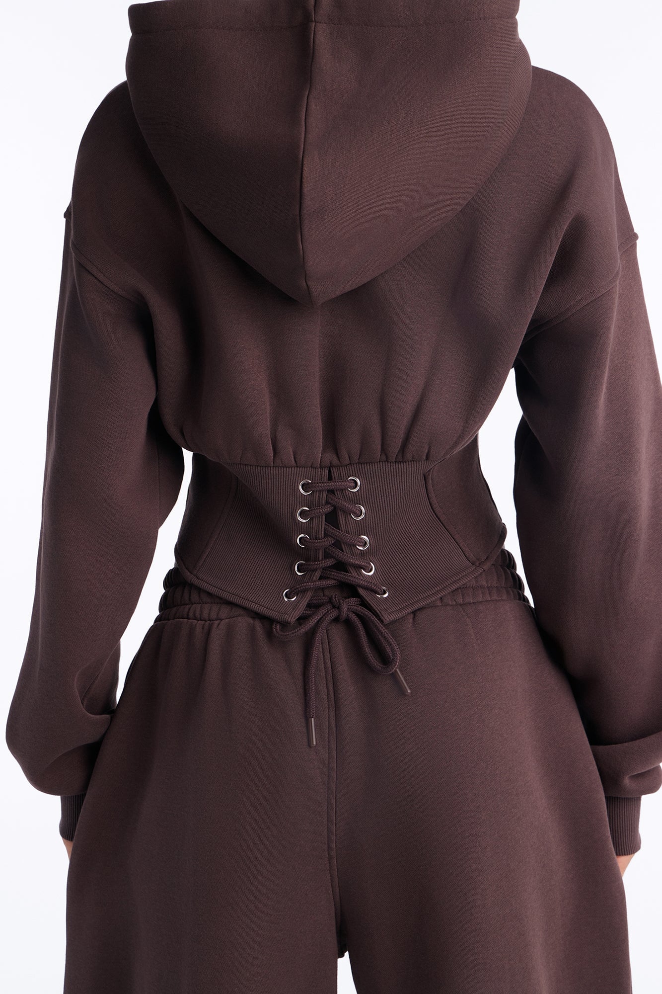 Locked In Fleece Pant Set - Chocolate image 10