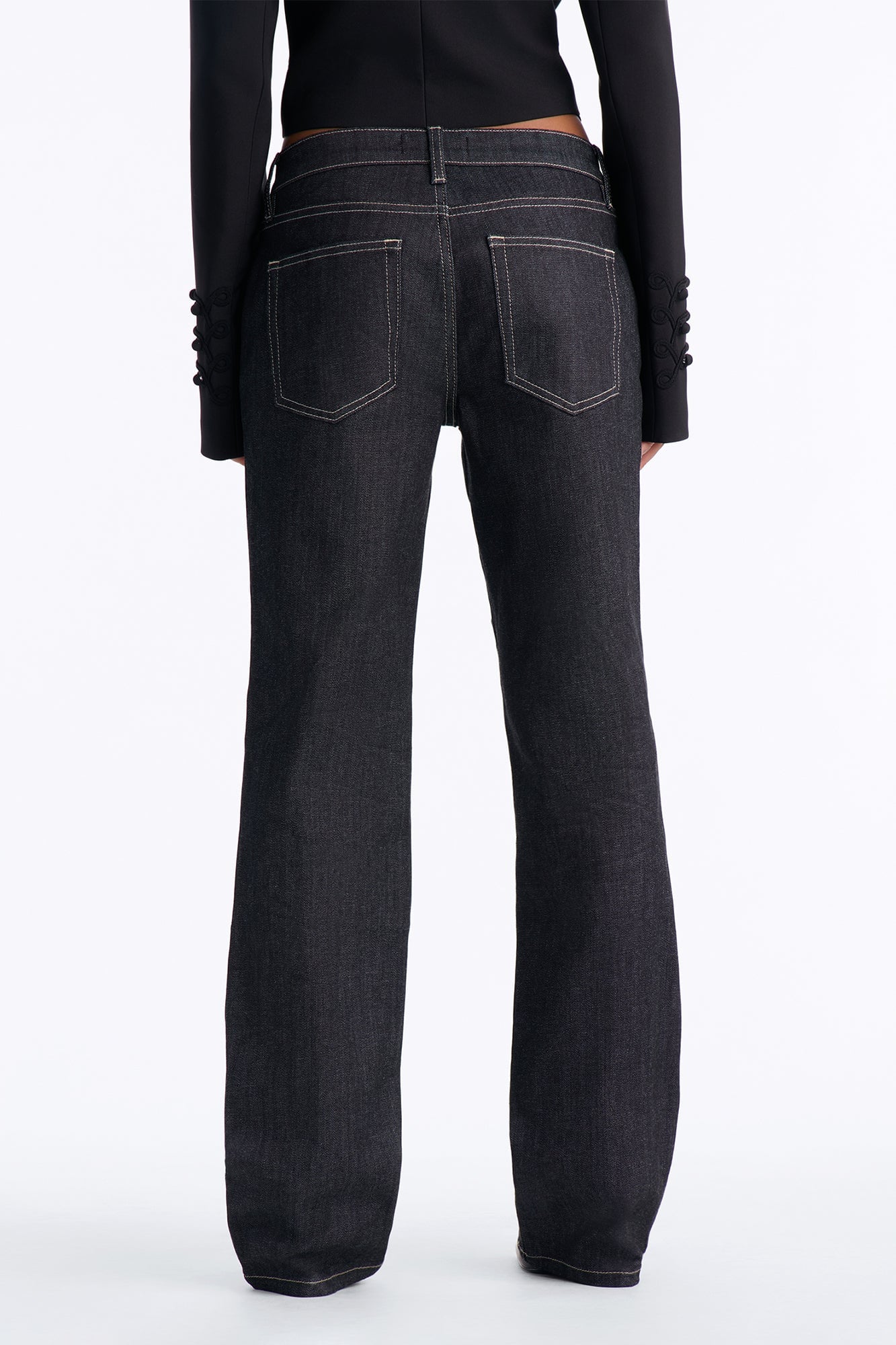 On The Runway Classic Straight Leg Jeans - Dark Denim image 8