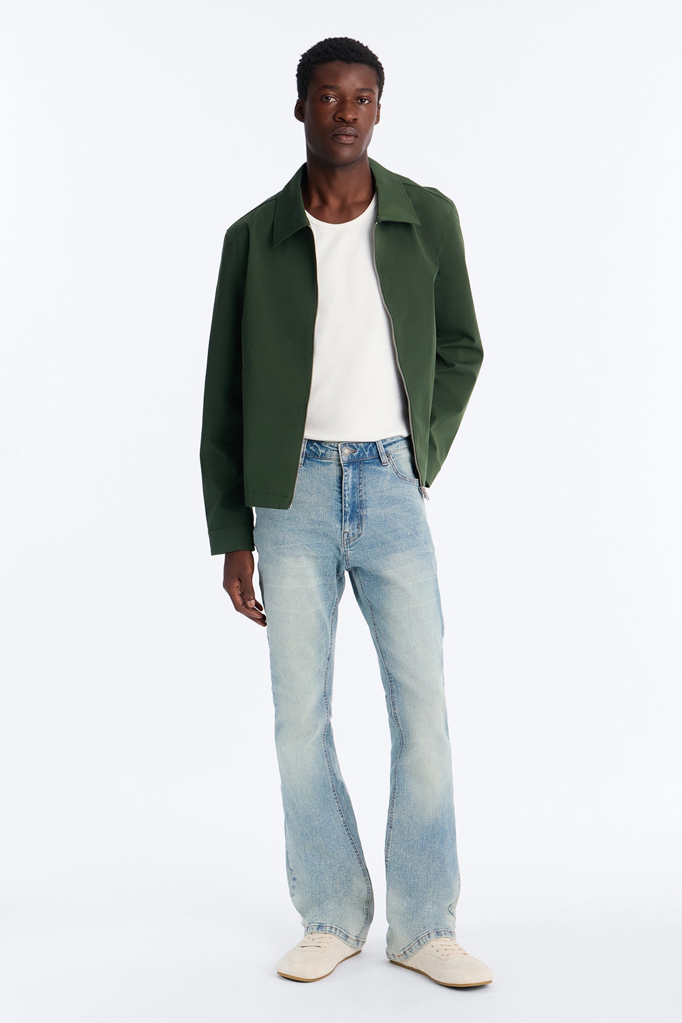 Essential Stacked Skinny Flare Stretch Jean - Vintage Wash image 6