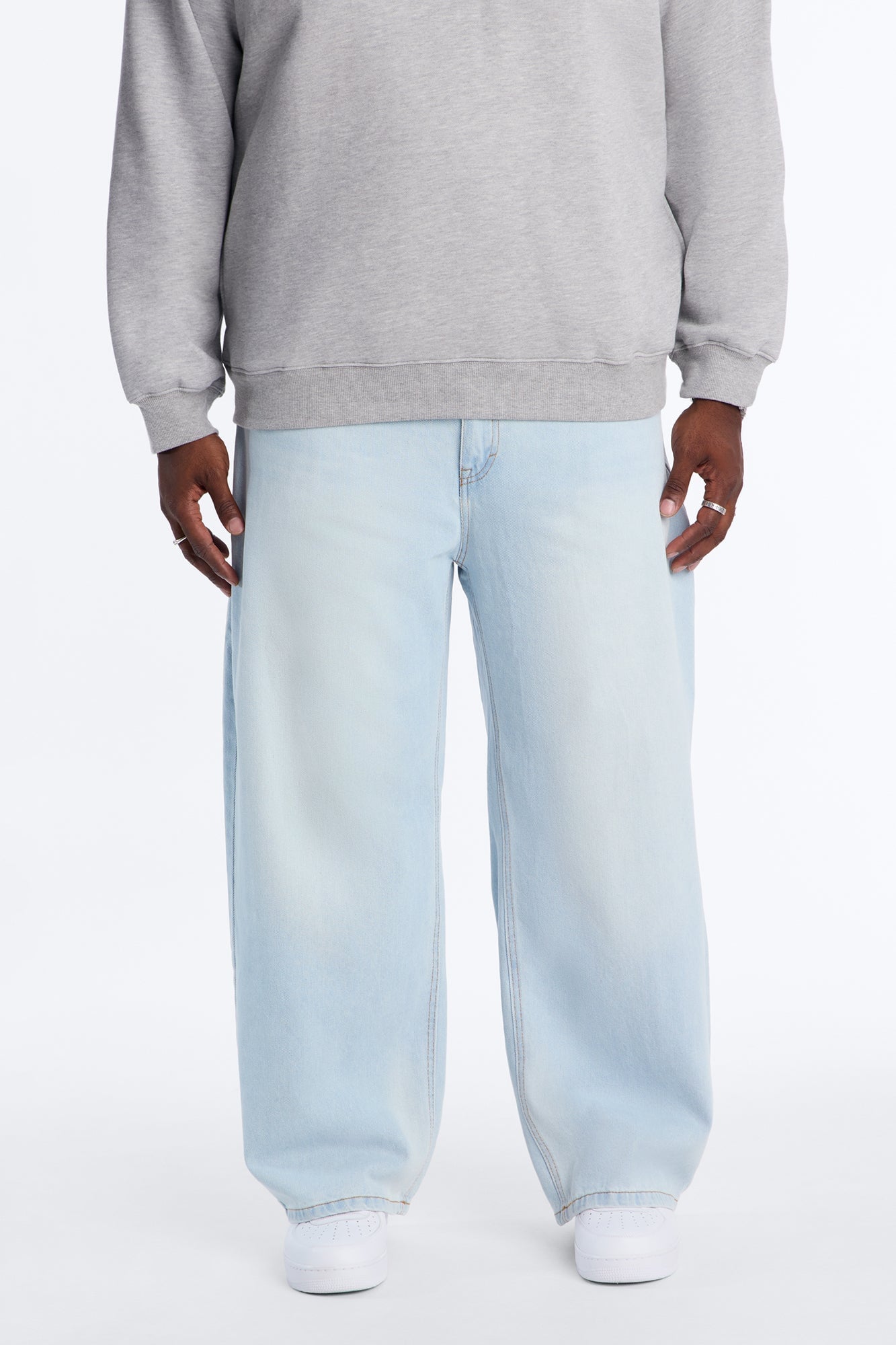 Essential Baggy Rigid Jean - Light Wash image 1