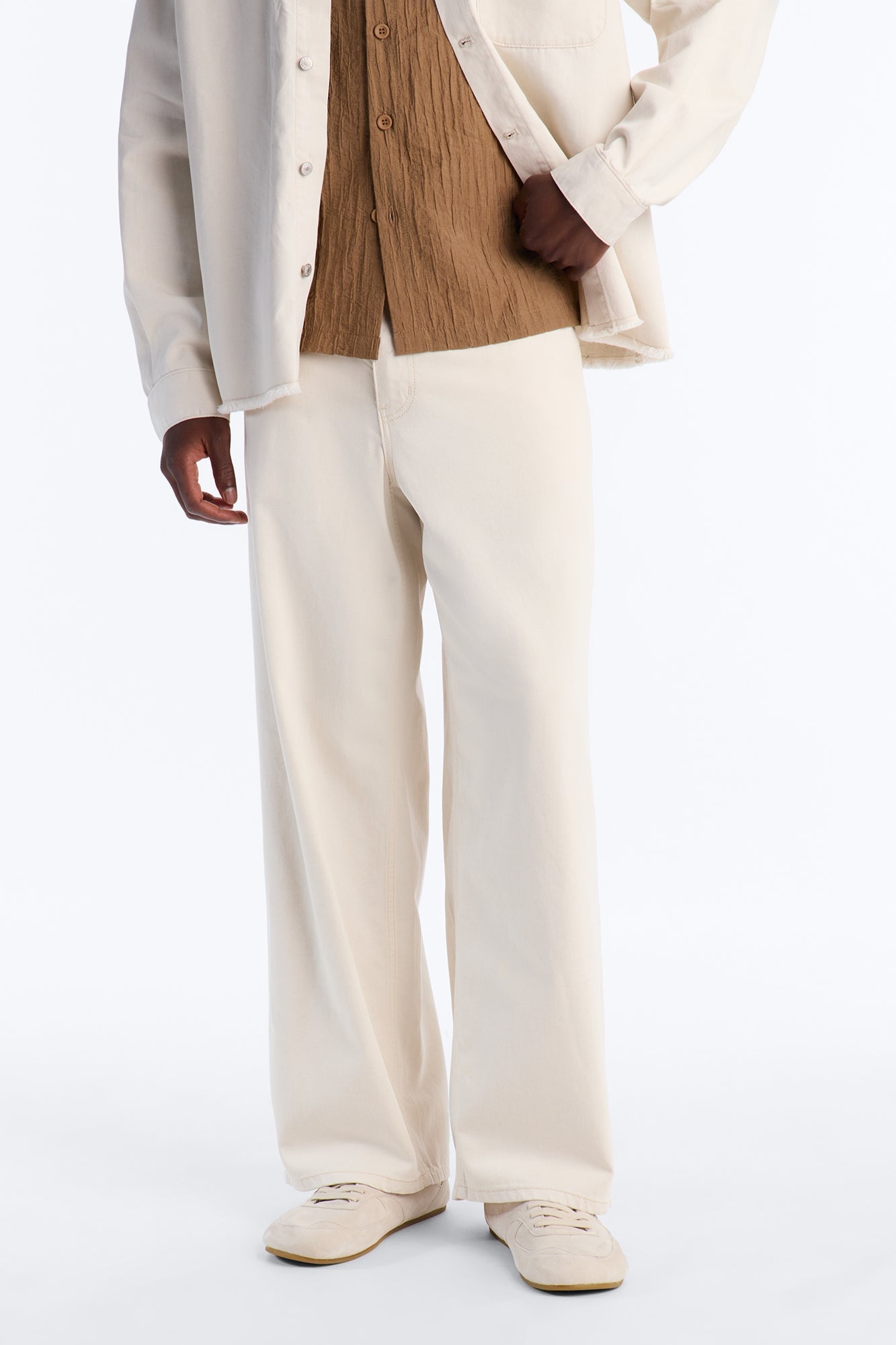 Everyday Hemp Baggy Jean - Cream image 6