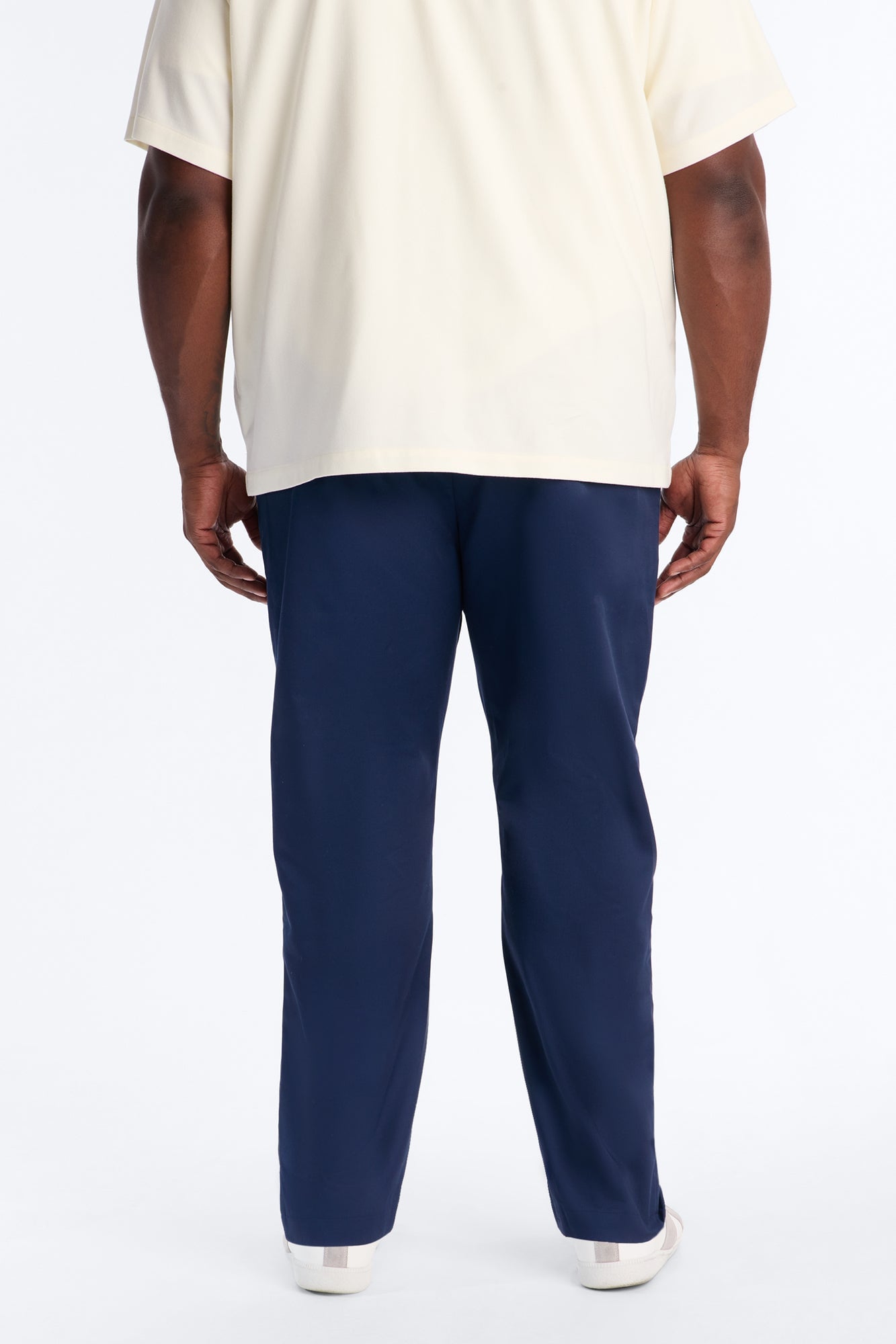 Malakai Belted Straight Leg Pant - Navy image 3