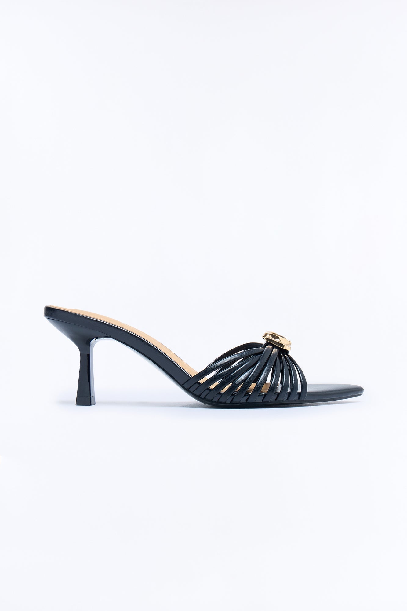 Ida Hardware Heels - Black image 3