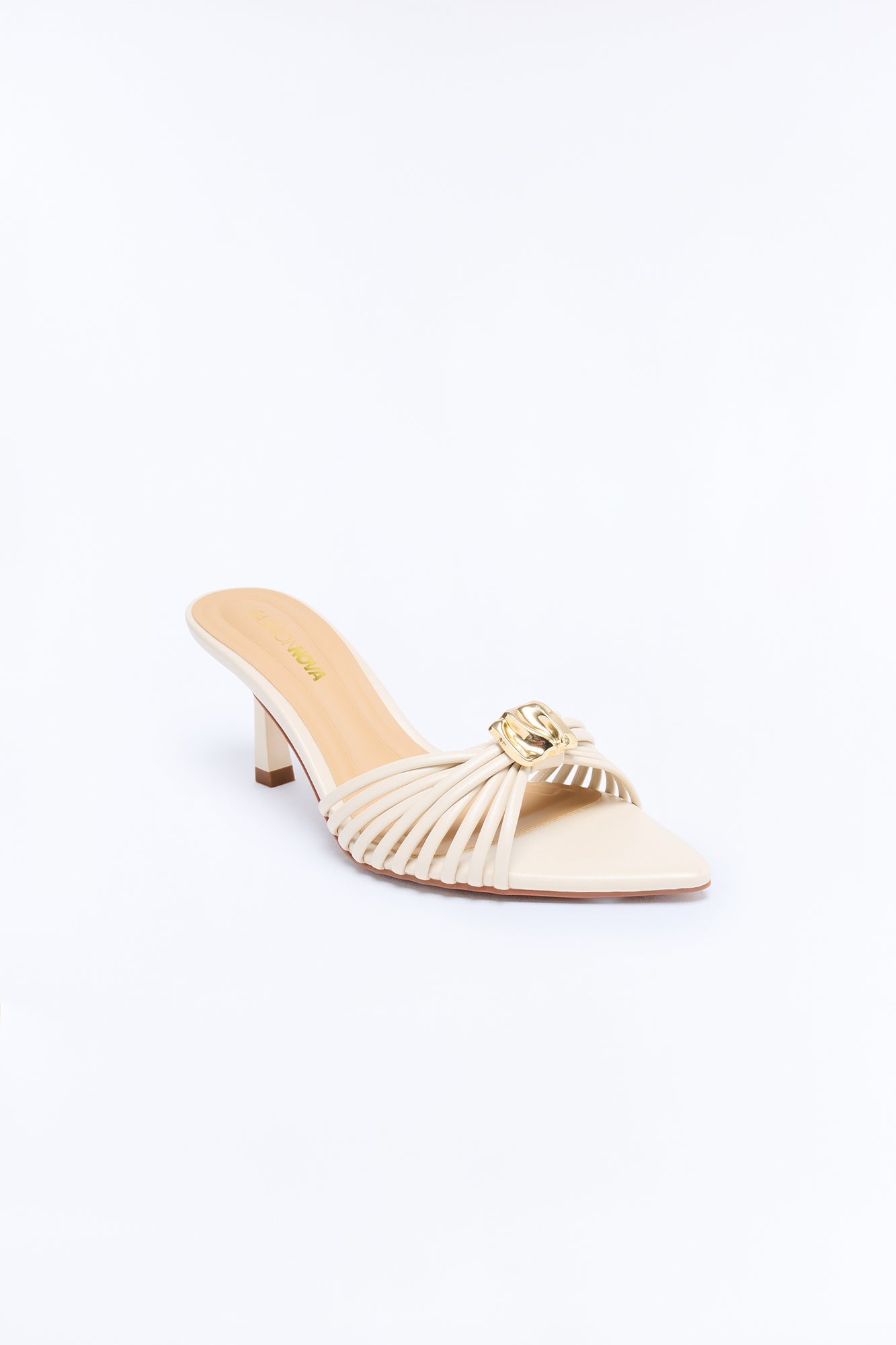 Ida Hardware Heels - Nude image 4