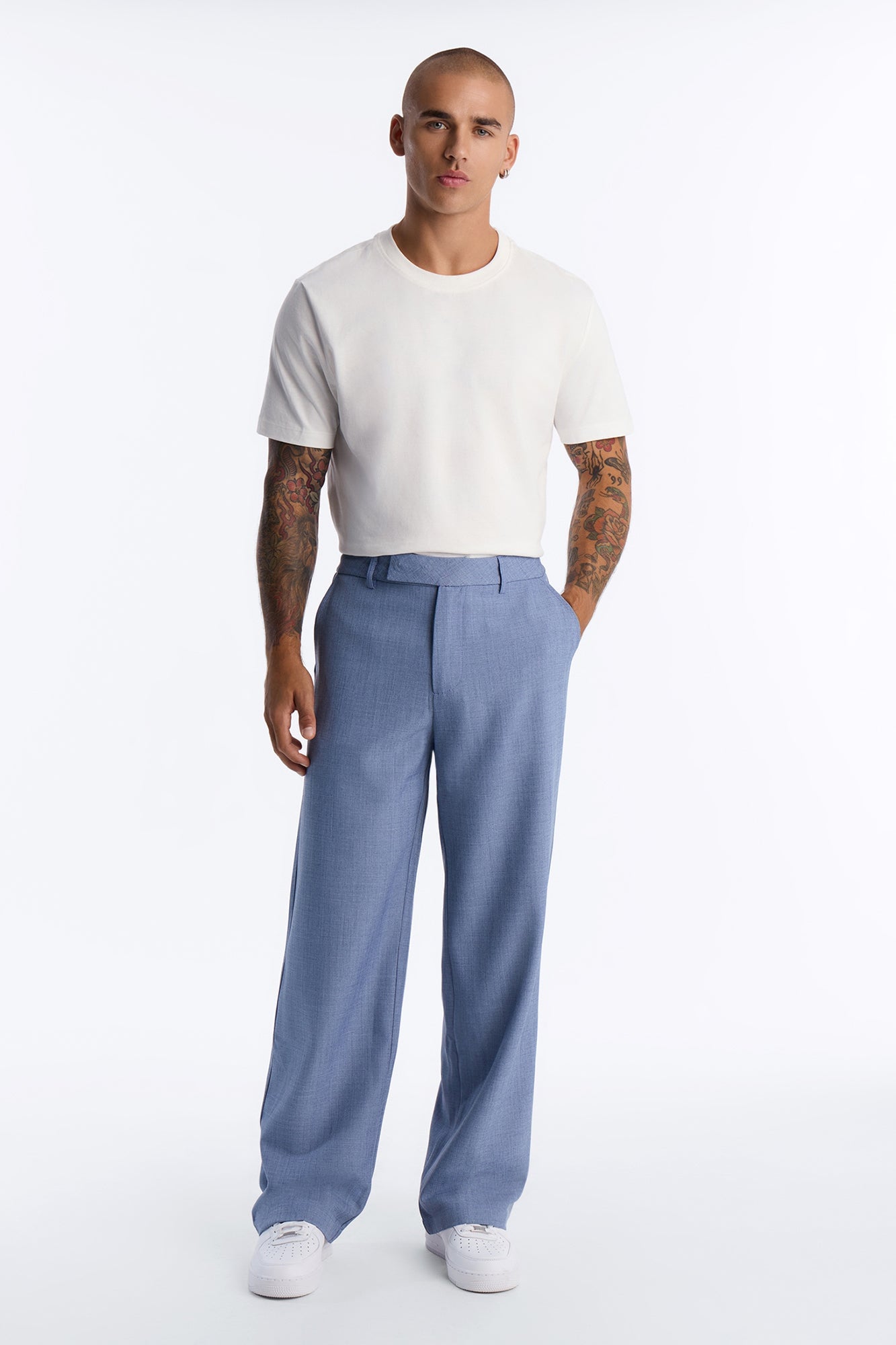 Country Club Relaxed Trouser - Blue image 5