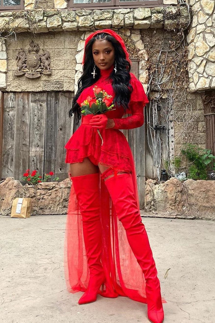Bride To Be 6 Piece Costume Set - Red image 8
