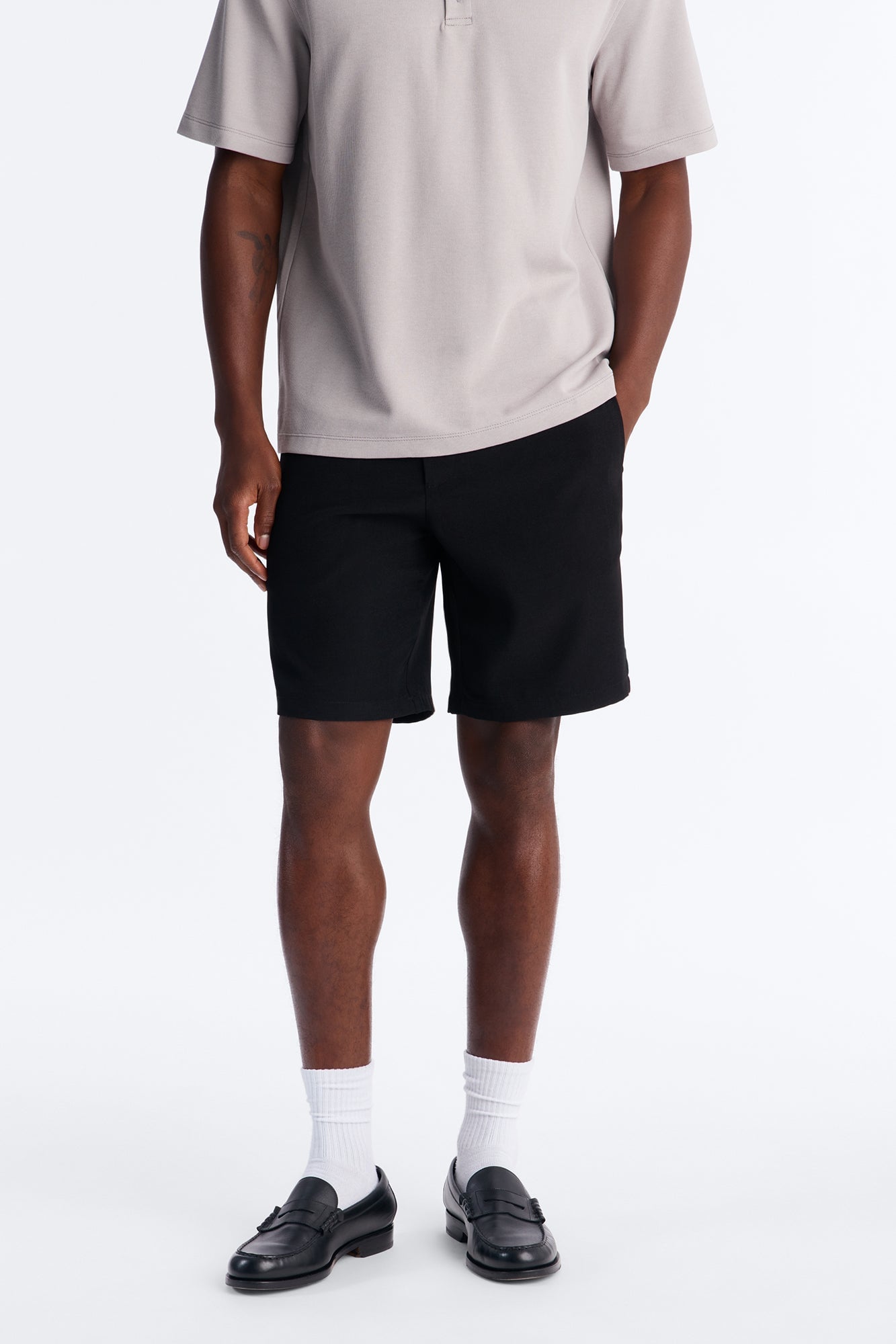 Maison Tailored Belvedere Slim Short - Black image 5