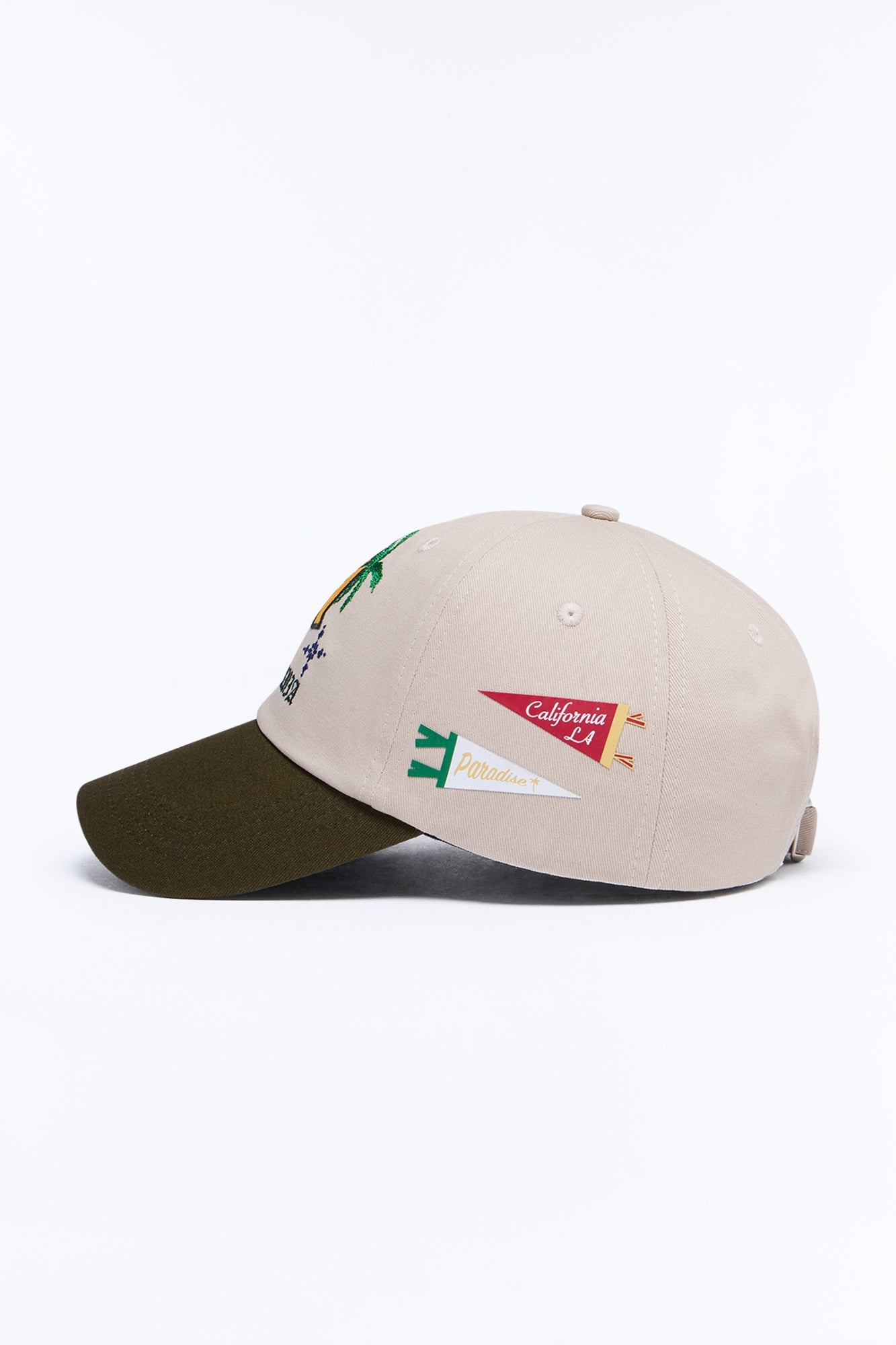 LA California Paradise Snapback Hat - Sand image 5