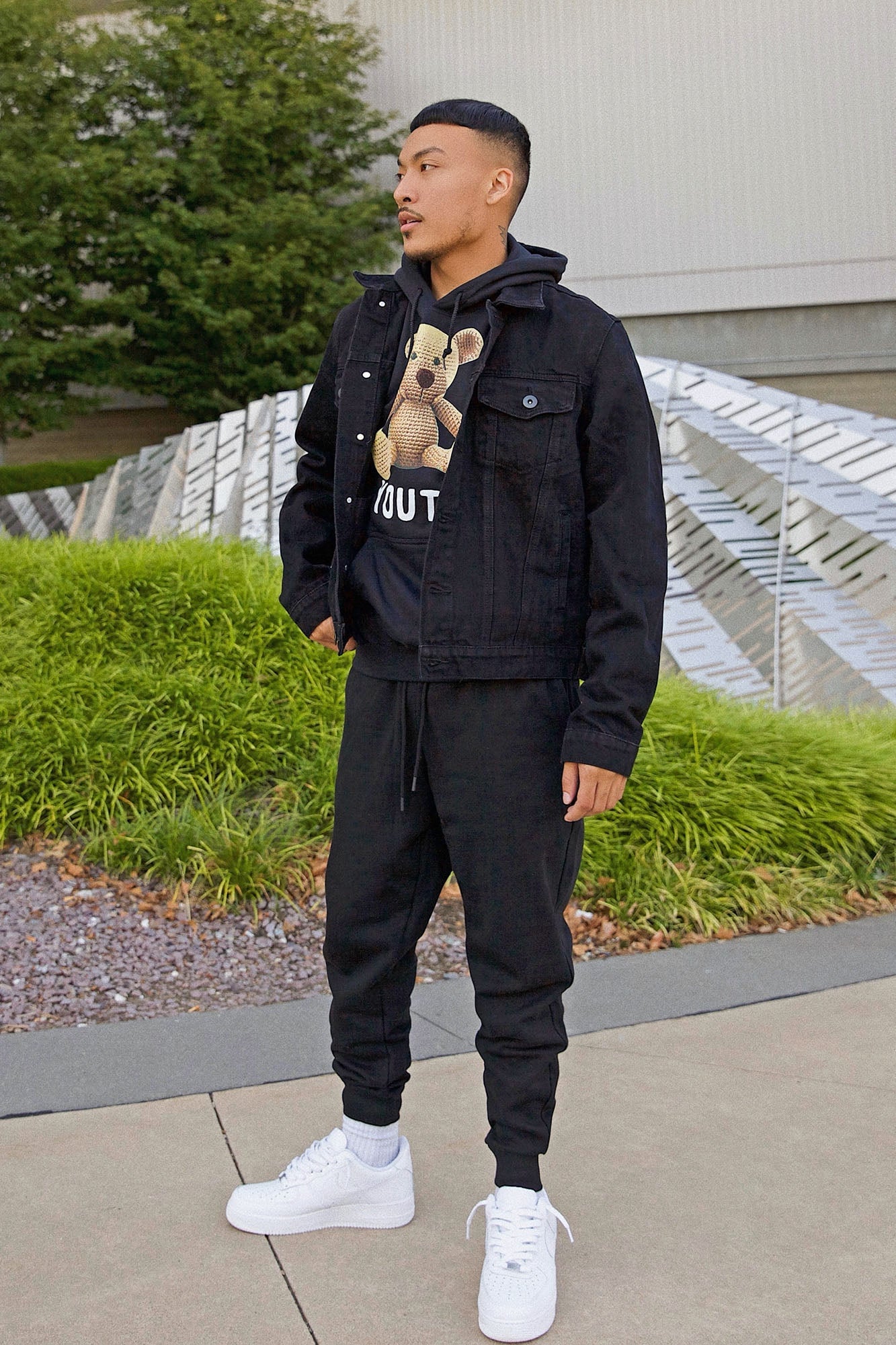 Cobain Denim Jacket - Black image 6