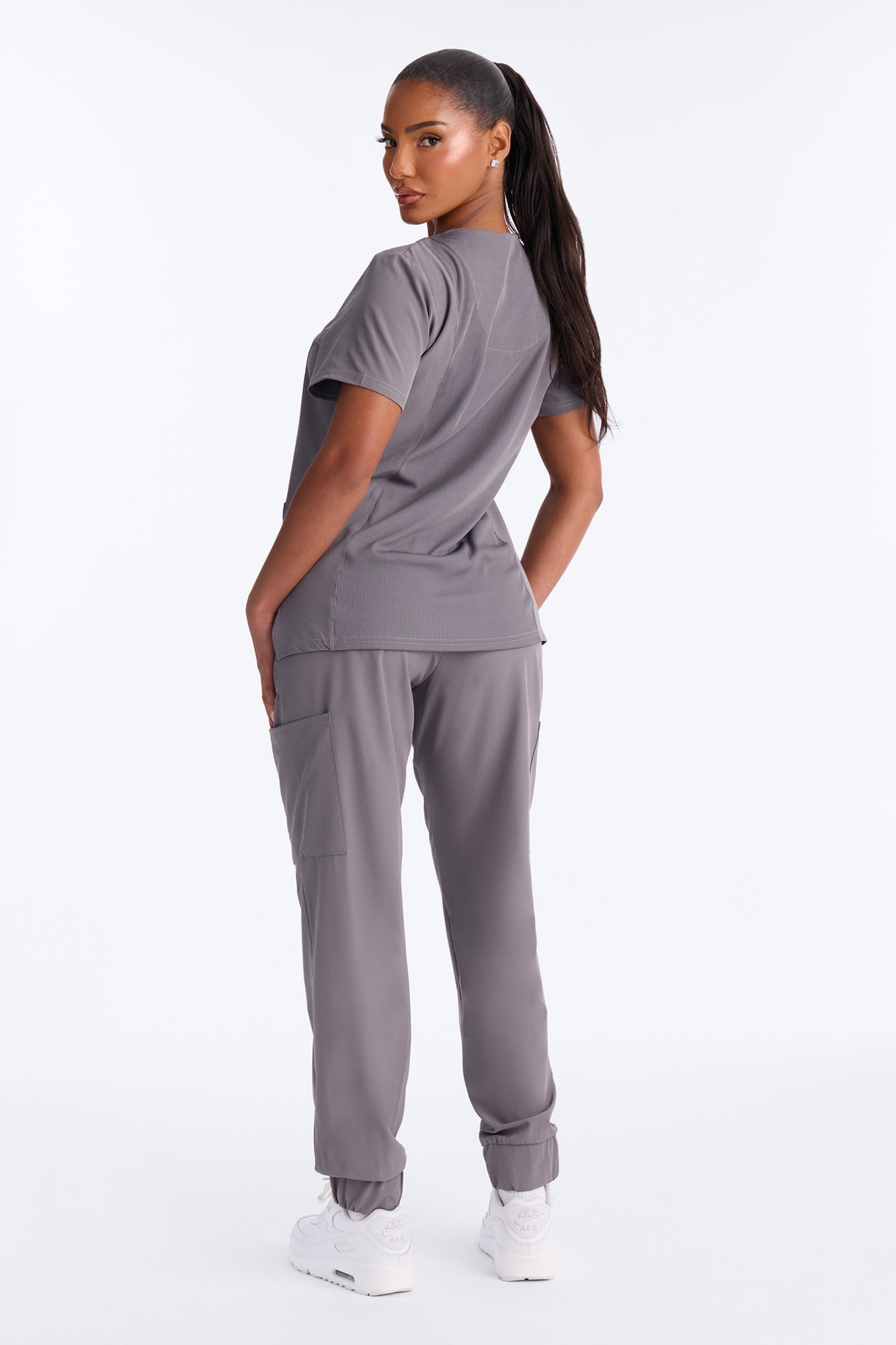 Recovery Mode Uniform Scrub Jogger Pant Set - Charcoal image 4