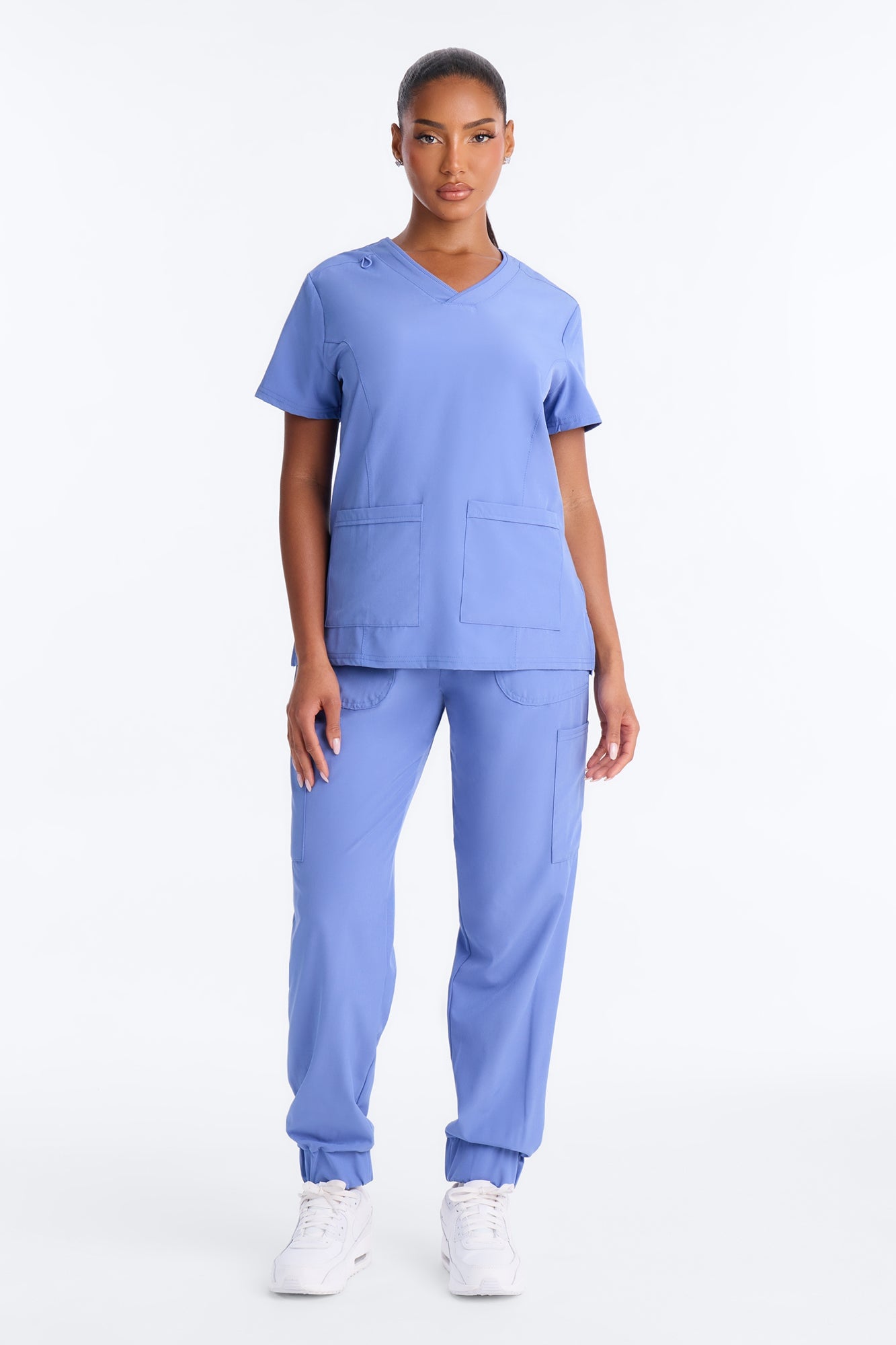 Recovery Mode Uniform Scrub Jogger Pant Set - Light Blue image 1