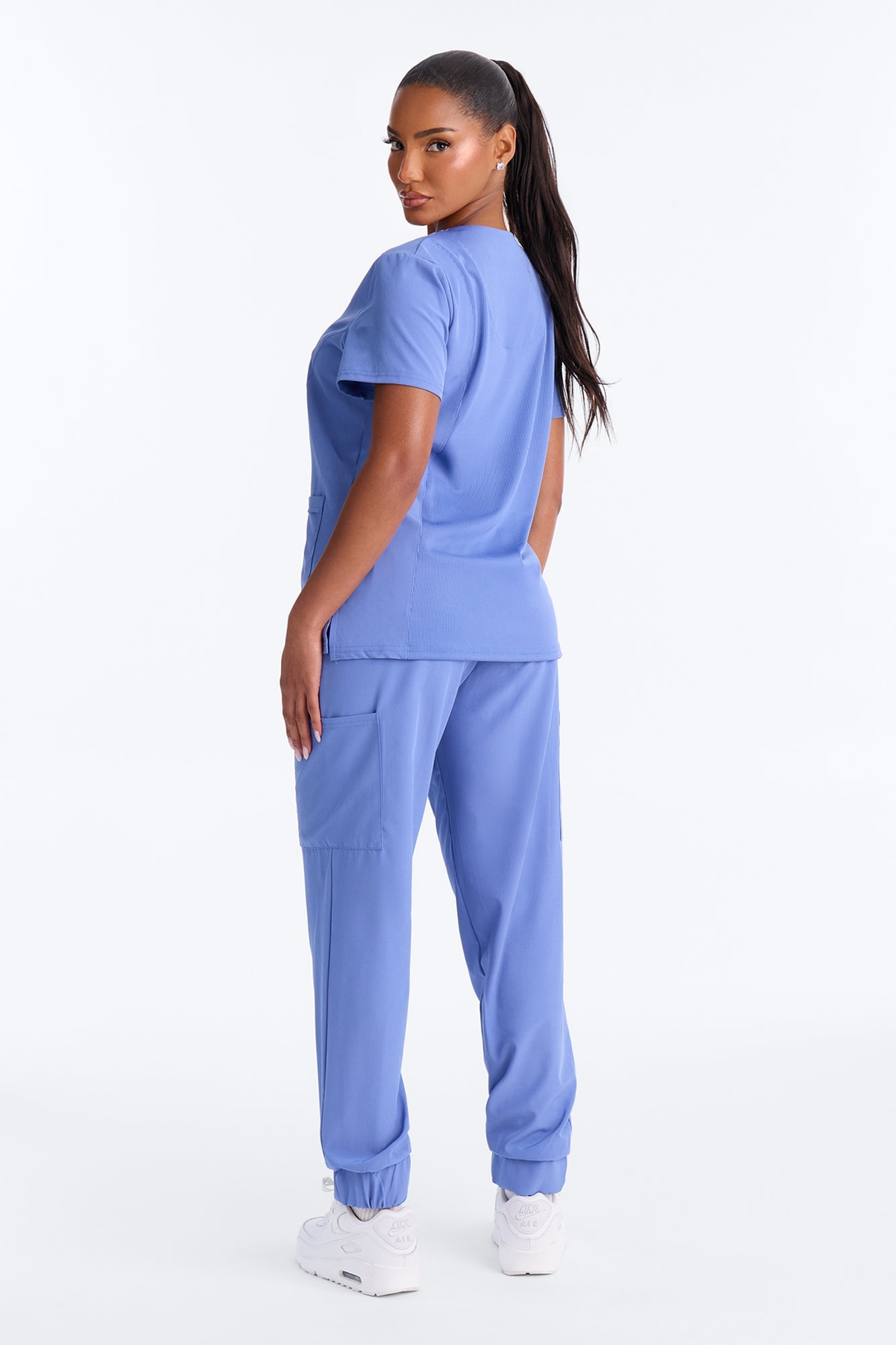 Recovery Mode Uniform Scrub Jogger Pant Set - Light Blue image 4
