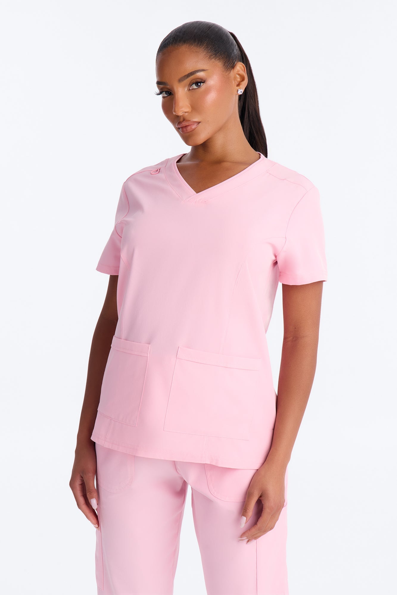Recovery Mode Uniform Scrub Jogger Pant Set - Light Pink image 2