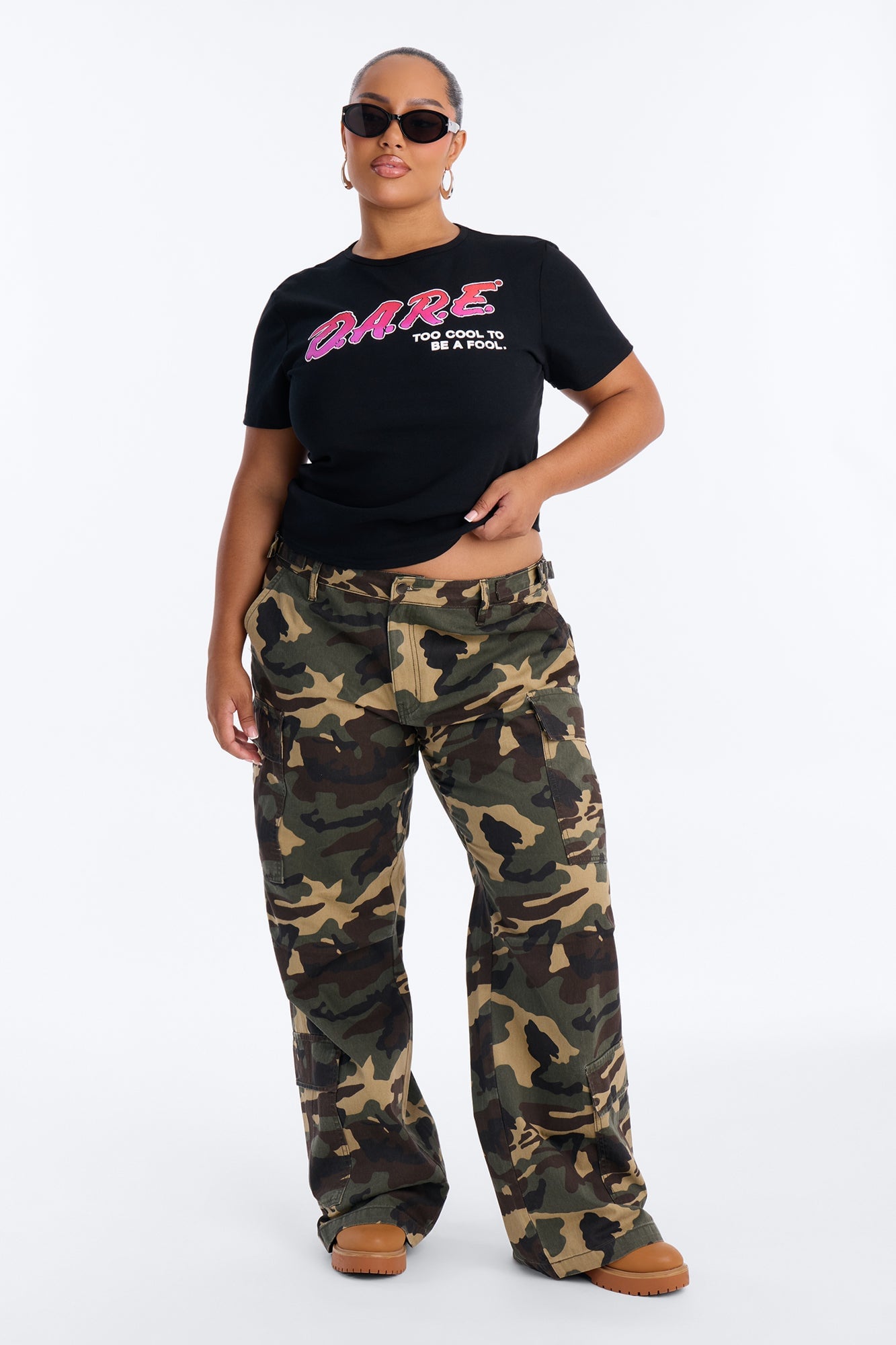 DARE Too Cool Baby Tee - Black image 2