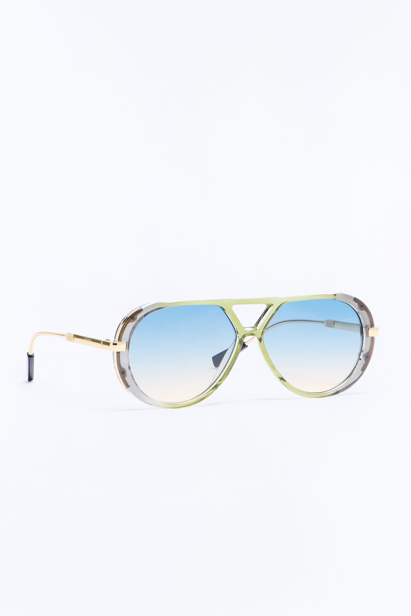 Lightning Wave Sunglasses - Green/combo image 4