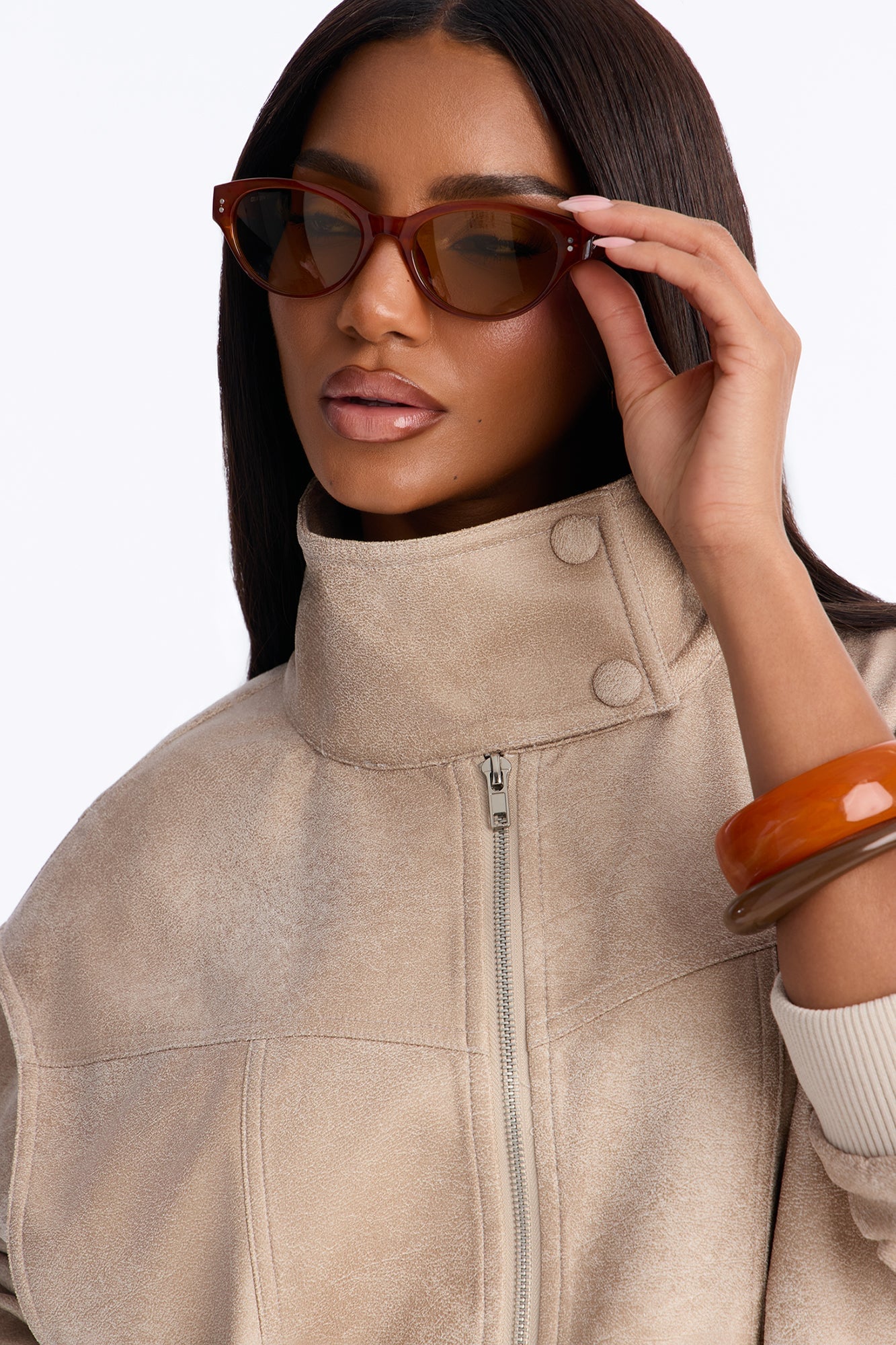 Flying Free Sunglasses - Brown image 2