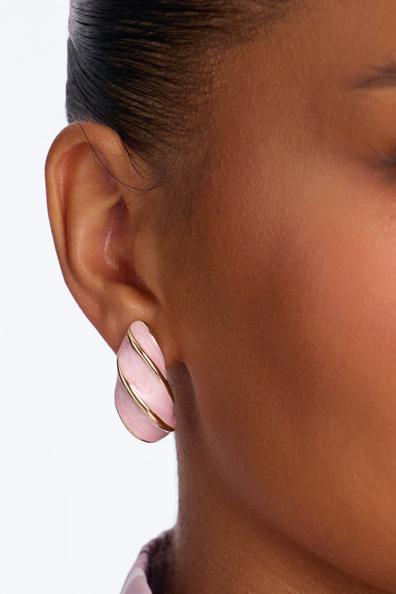 Celestine Drop Earrings - Pink image 2
