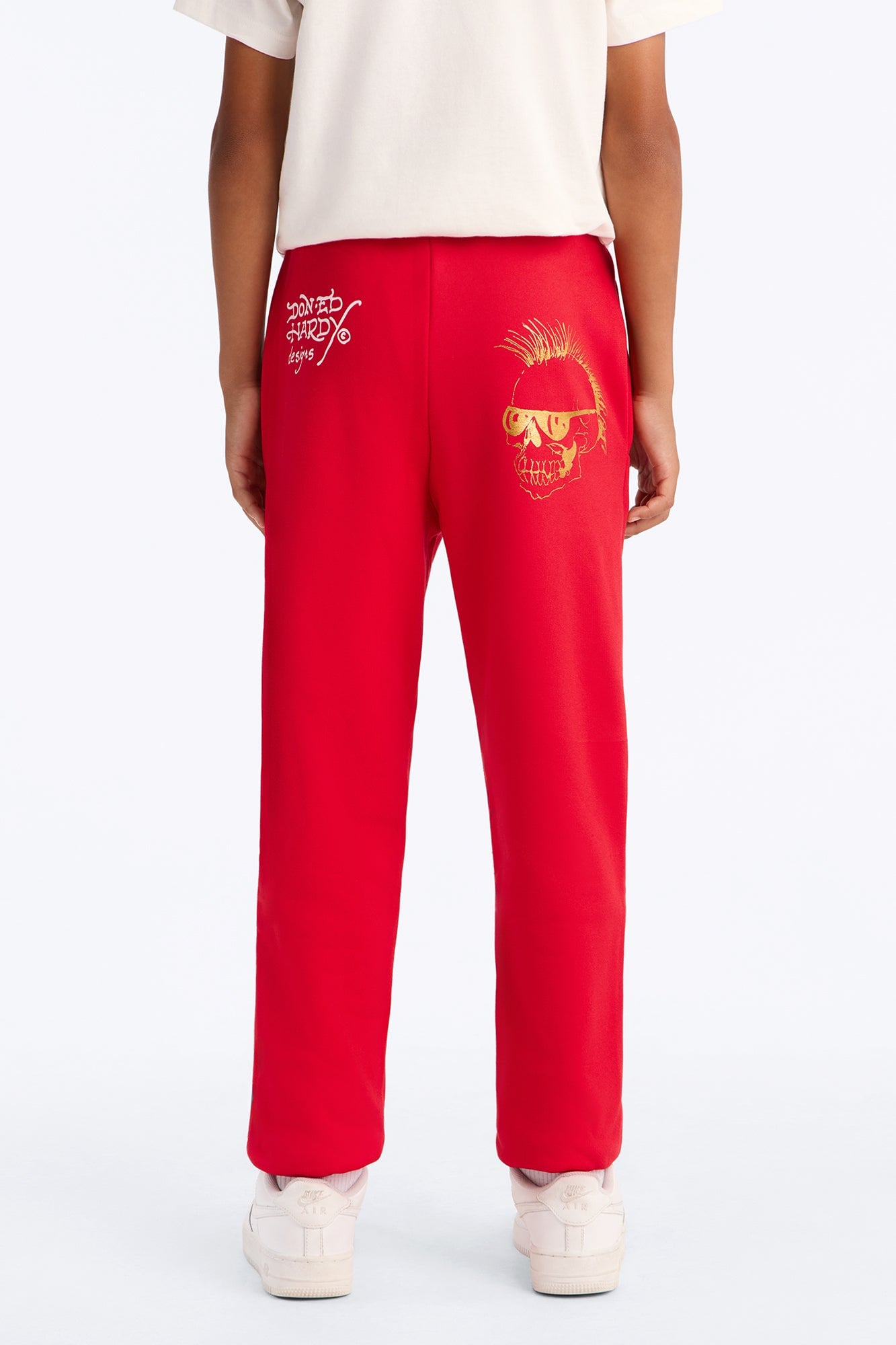 Mini Ed Hardy Fearless Jogger Pants - Red image 2