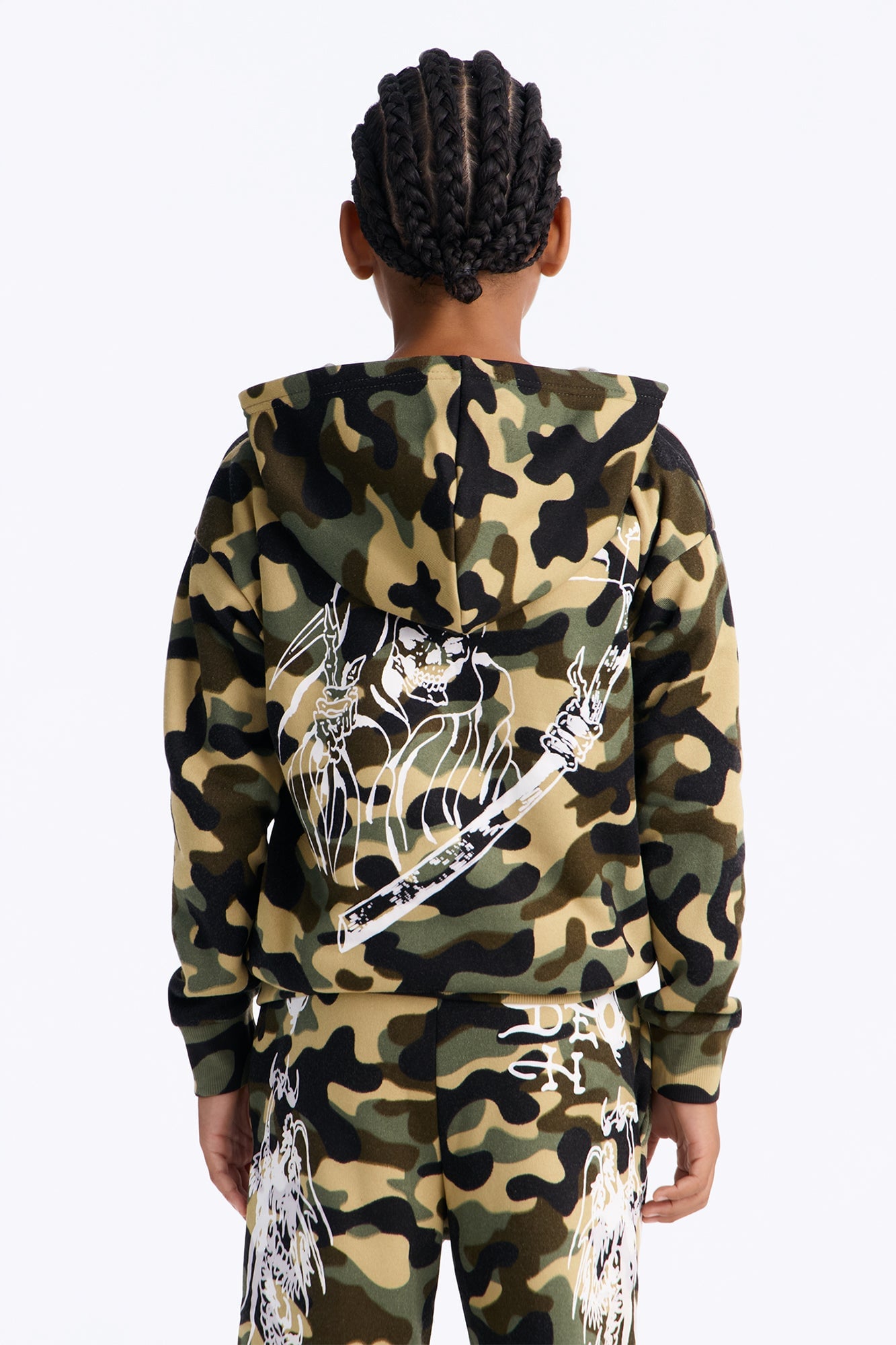 Mini Ed Hardy NYC Camo Hoodie - Camouflage image 3