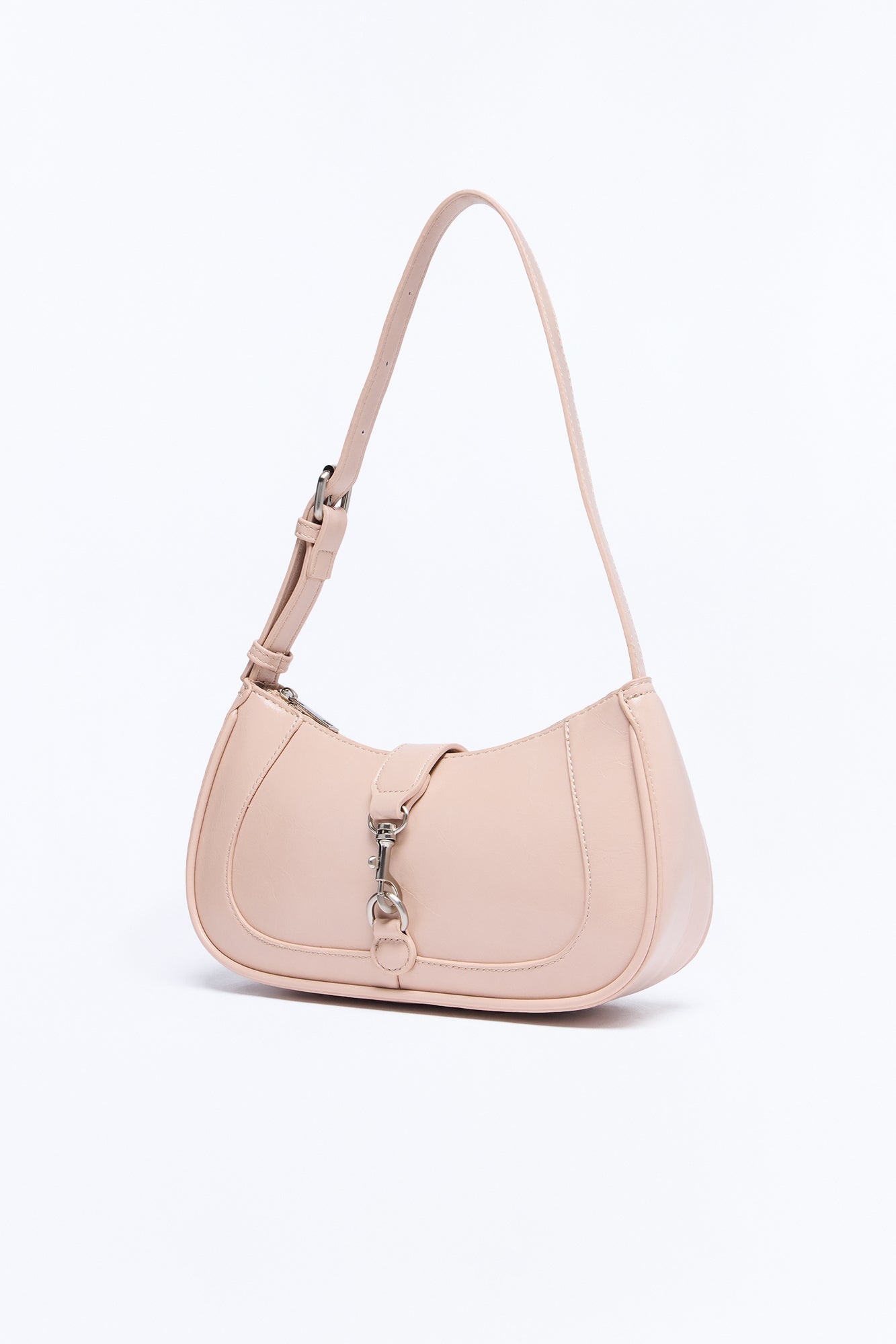 Another Good Day Faux Leather Shoulder Handbag - Nude image 3