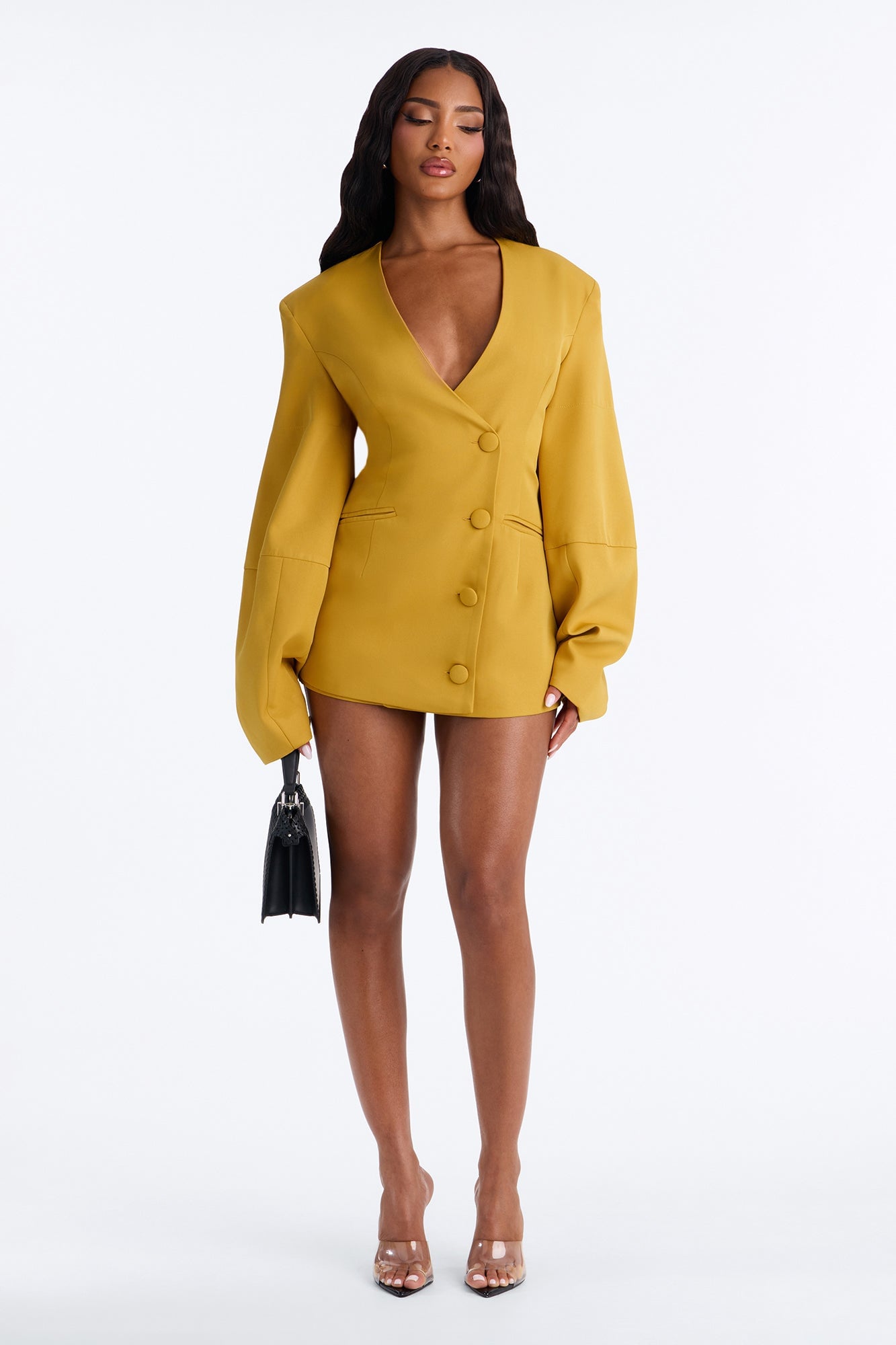 Sweet & Smart Barrel Sleeve Blazer - Chartreuse image 6
