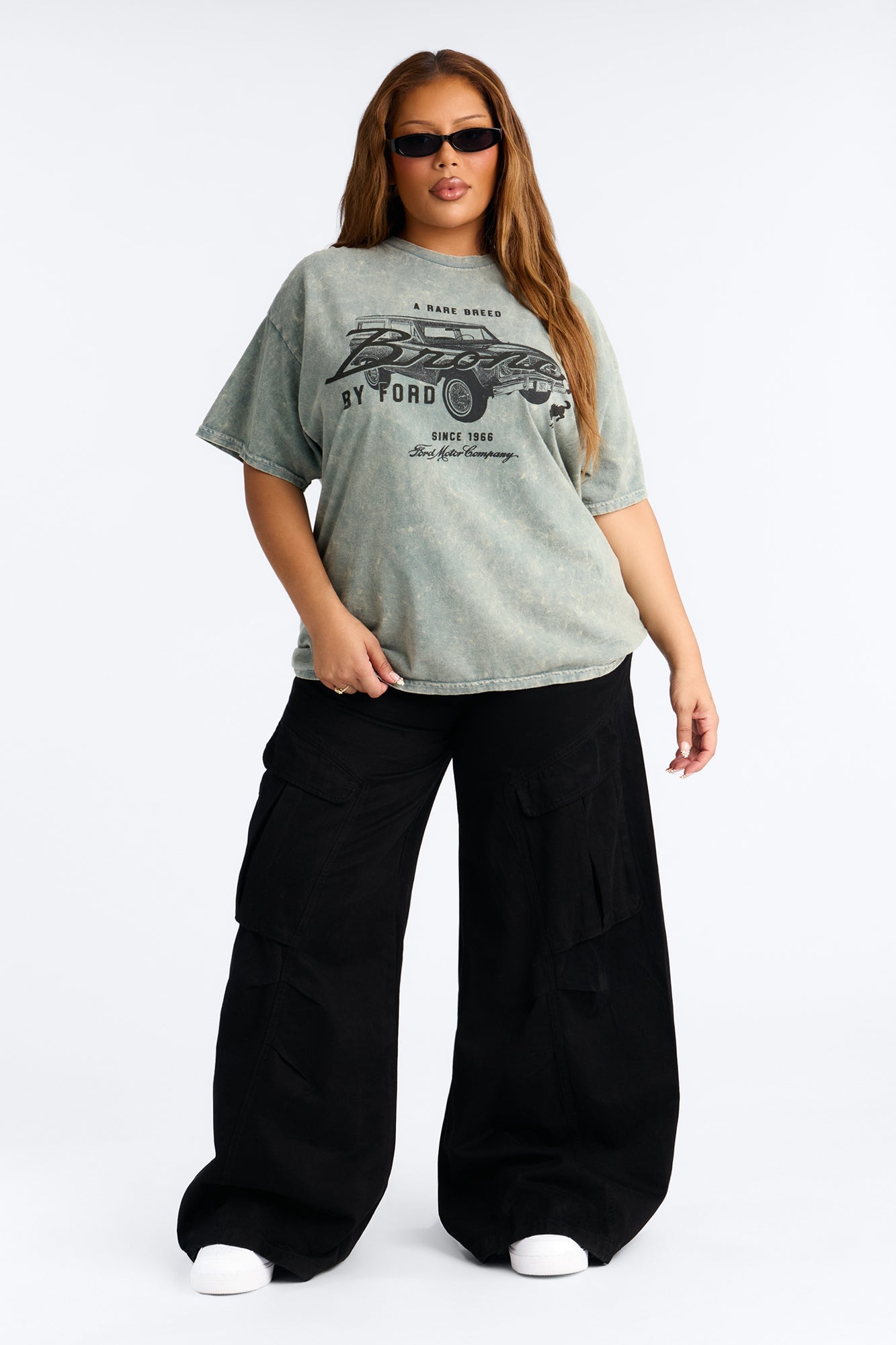 Ford Bronco Vintage Logo Tee - Dark Grey image 2