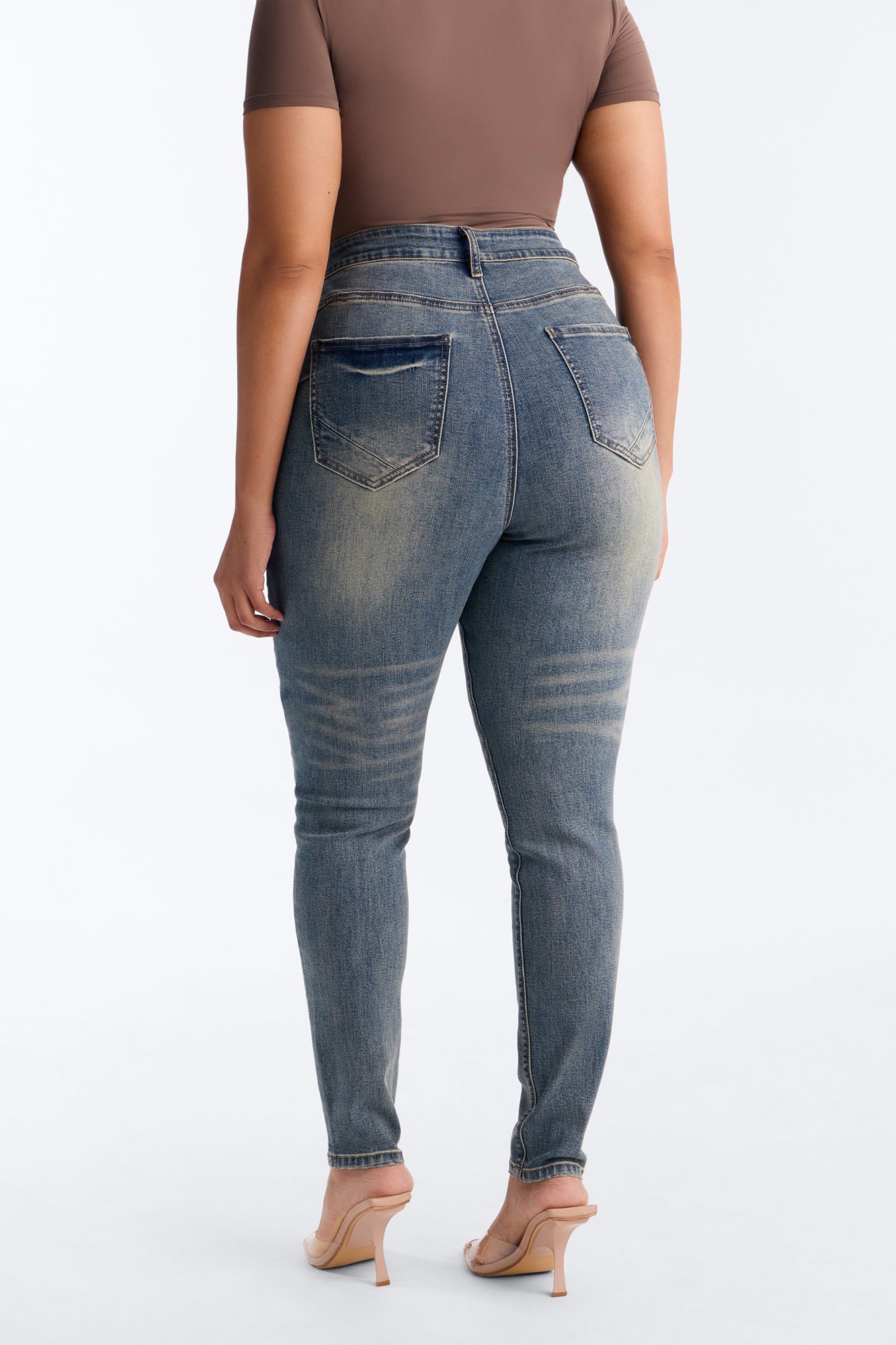 Tall Isla Sculpting Skinny Jeans - Medium Wash image 3