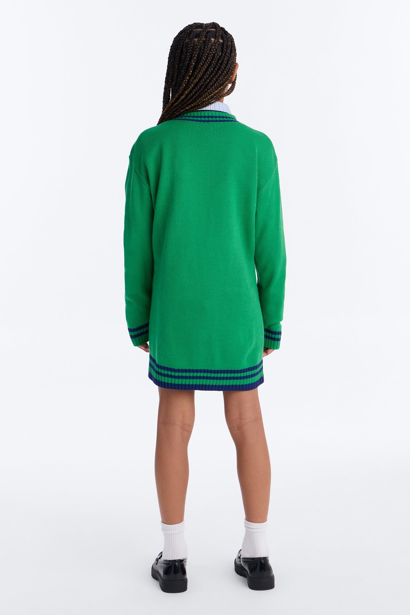 Mini Varsity Moment Mini Dress - Green image 4