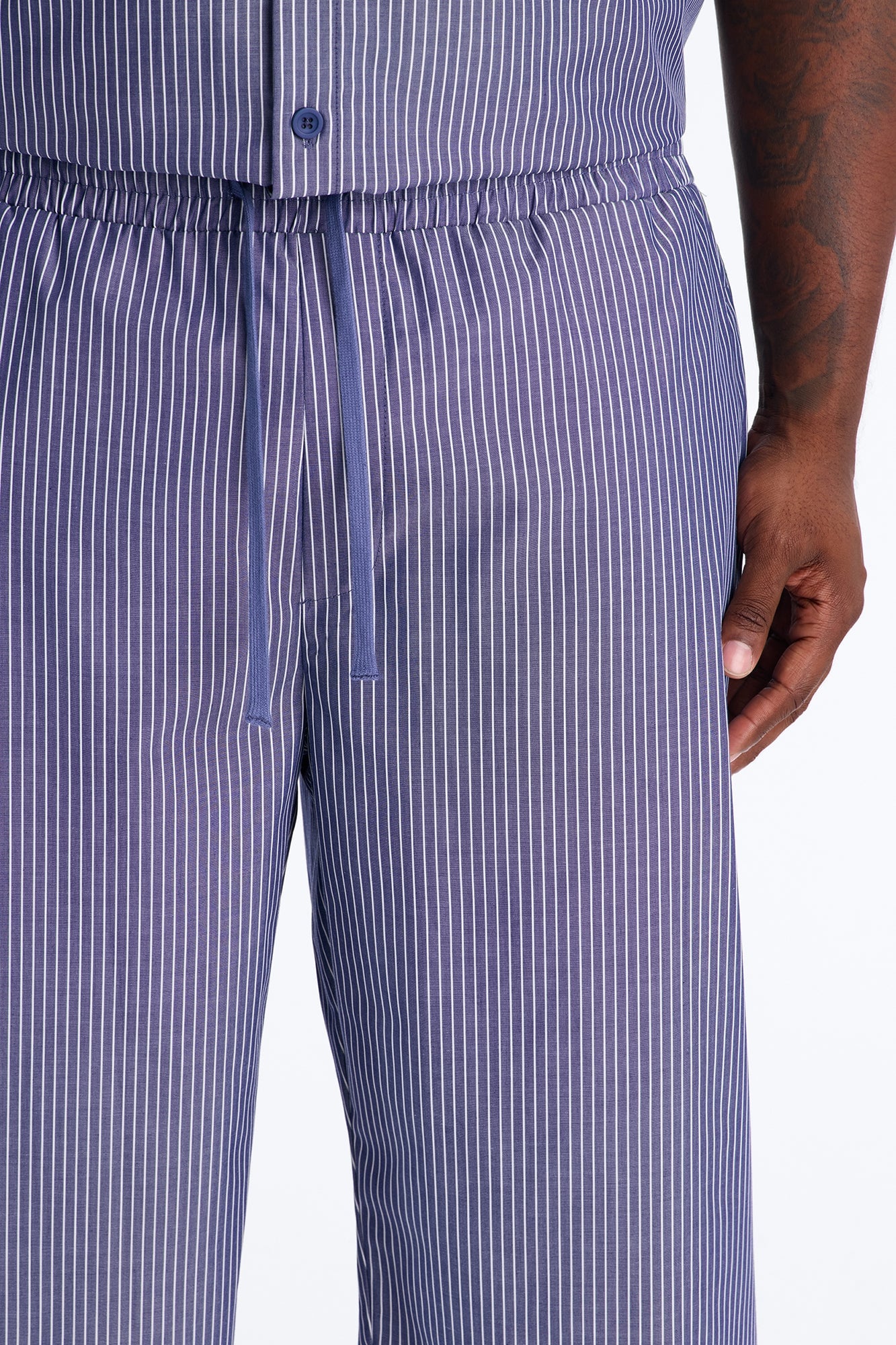 Monaco Relaxed Stripe Pant - Navy/combo image 3