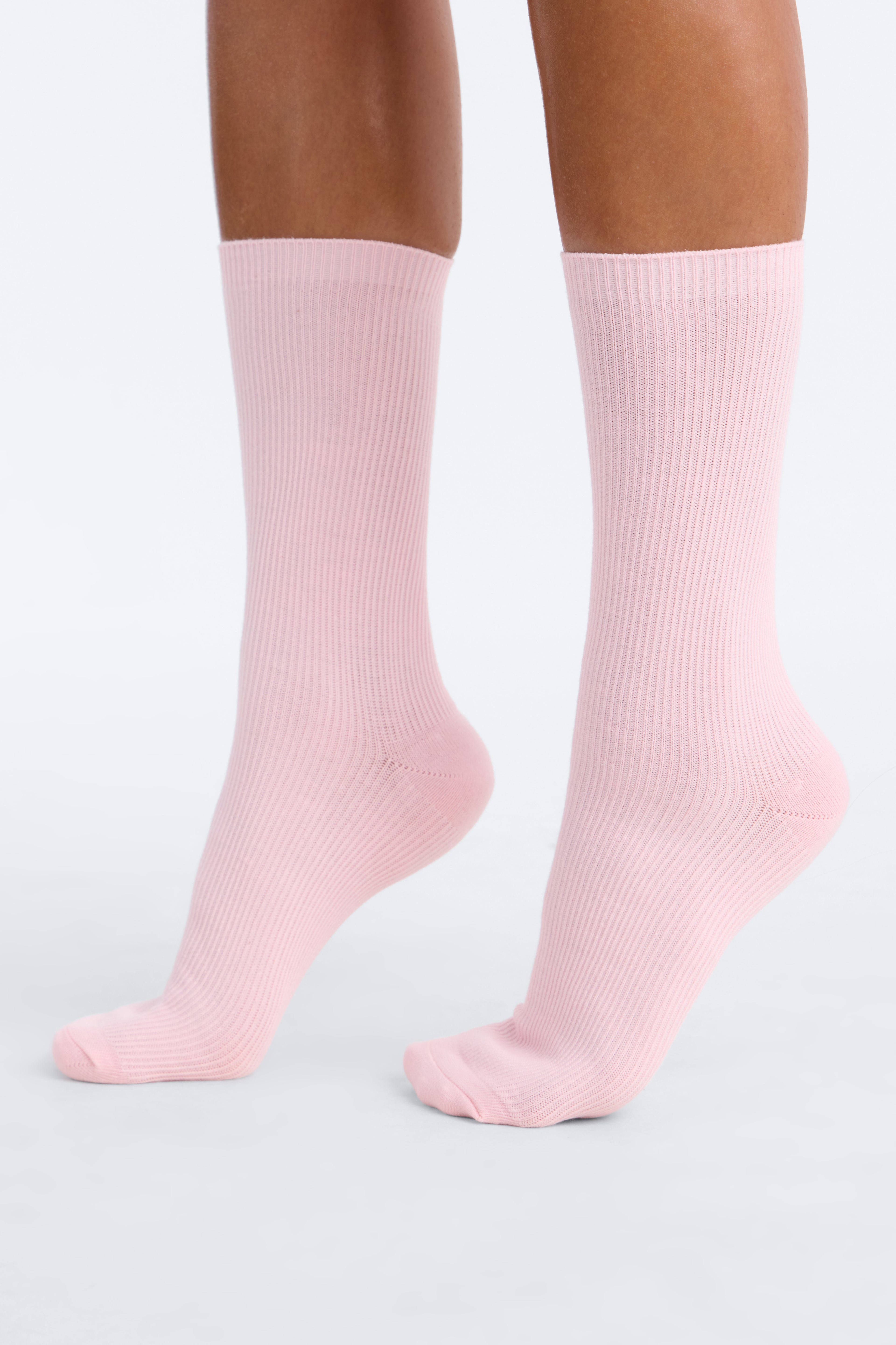 6 Pack Ribbed Socks - Pink/combo image 3