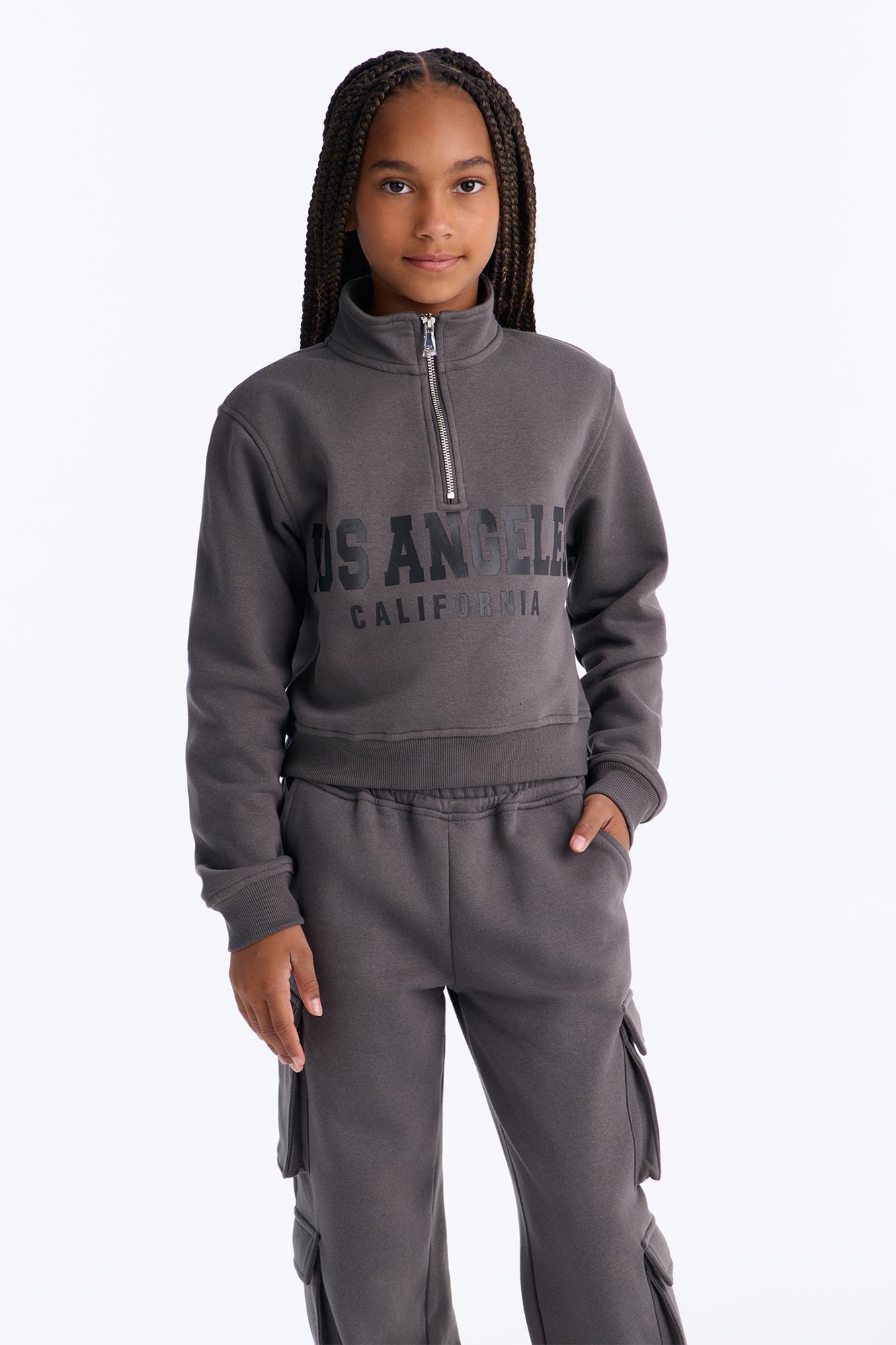 Mini Los Angeles Cargo Jogger Set - Acid Wash image 2