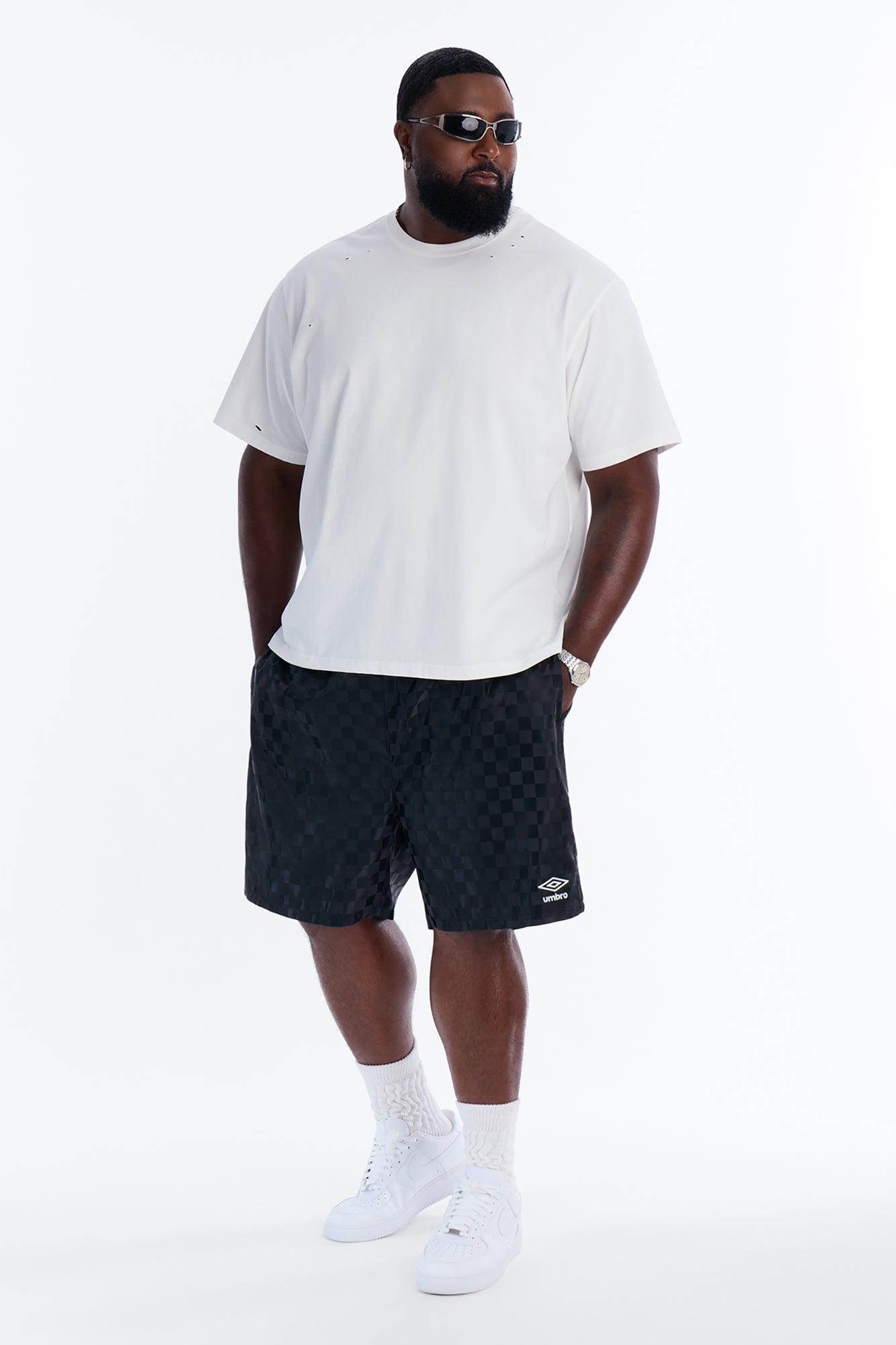 Destructed Crewneck Tee - White image 2