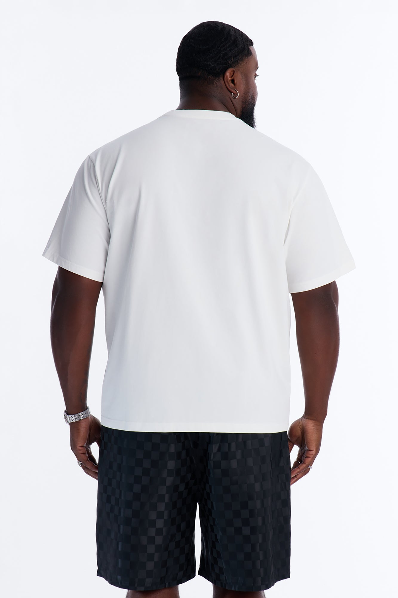 Destructed Crewneck Tee - White image 3