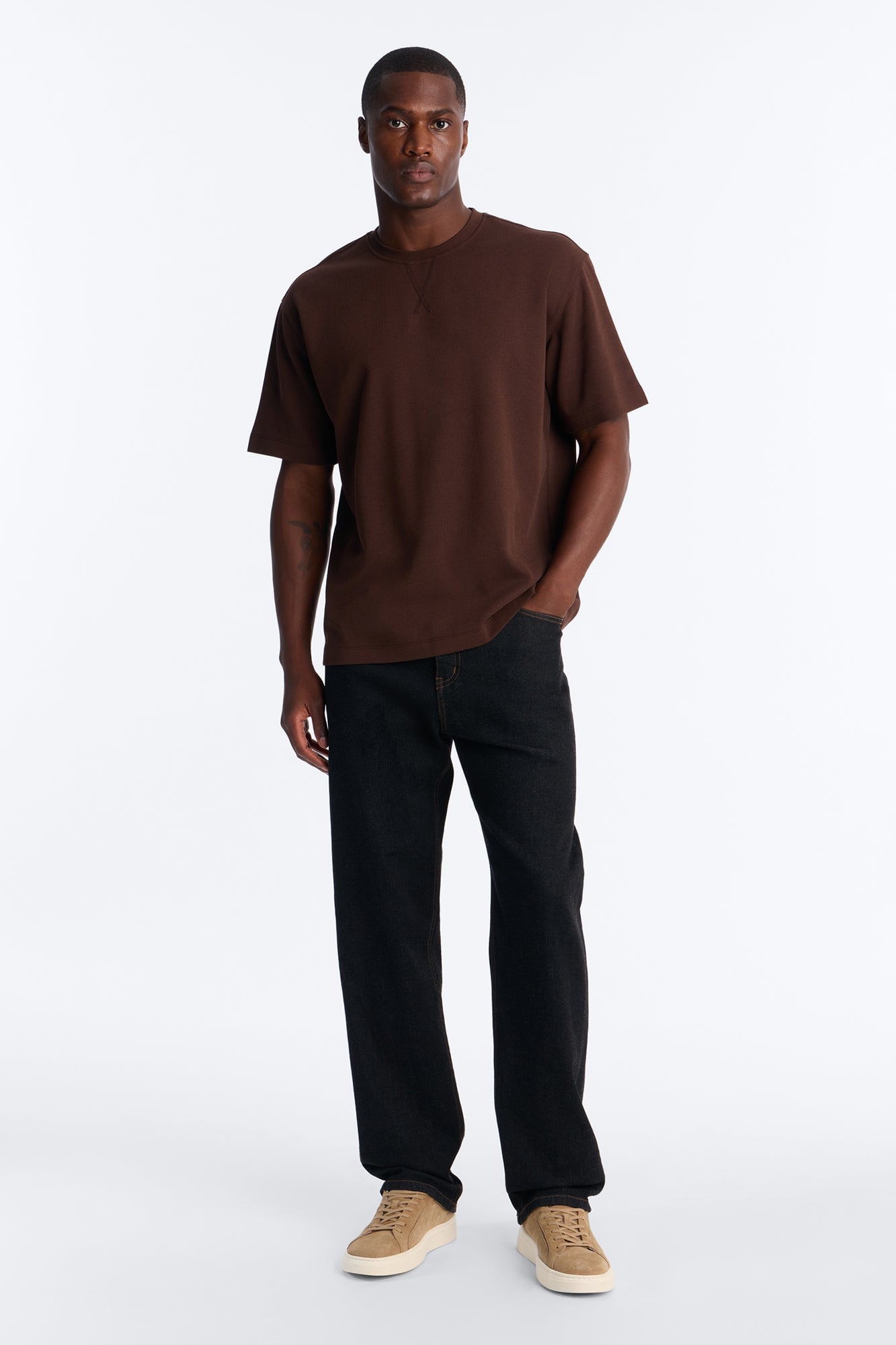 Raw Selvedge Straight Be Clean Jean - Black image 5