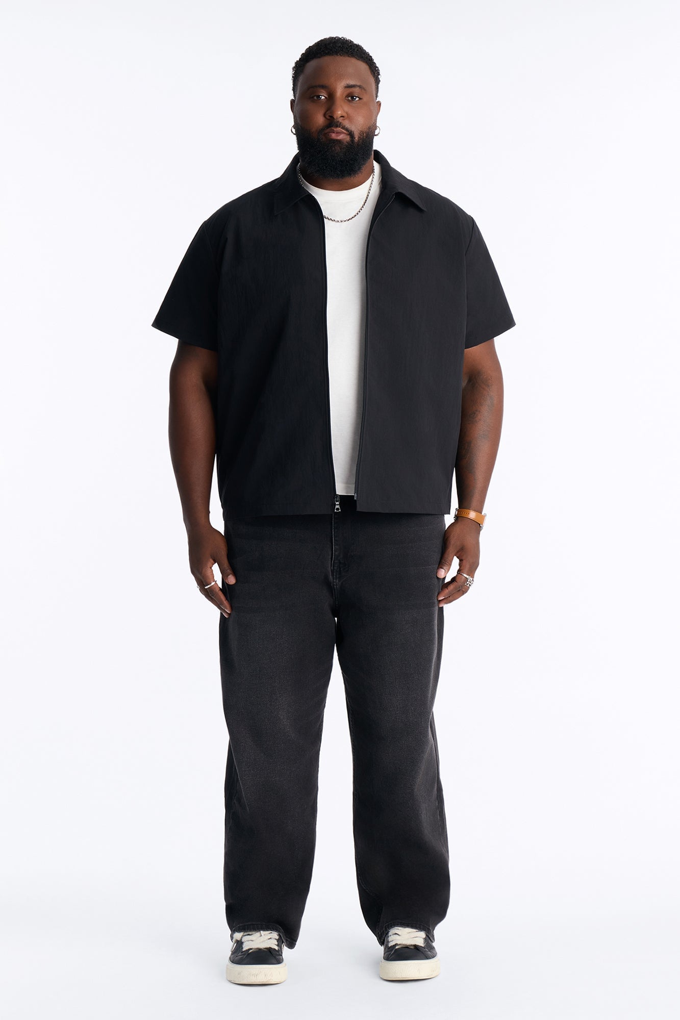 Baggy Cornell Jean - Black image 1